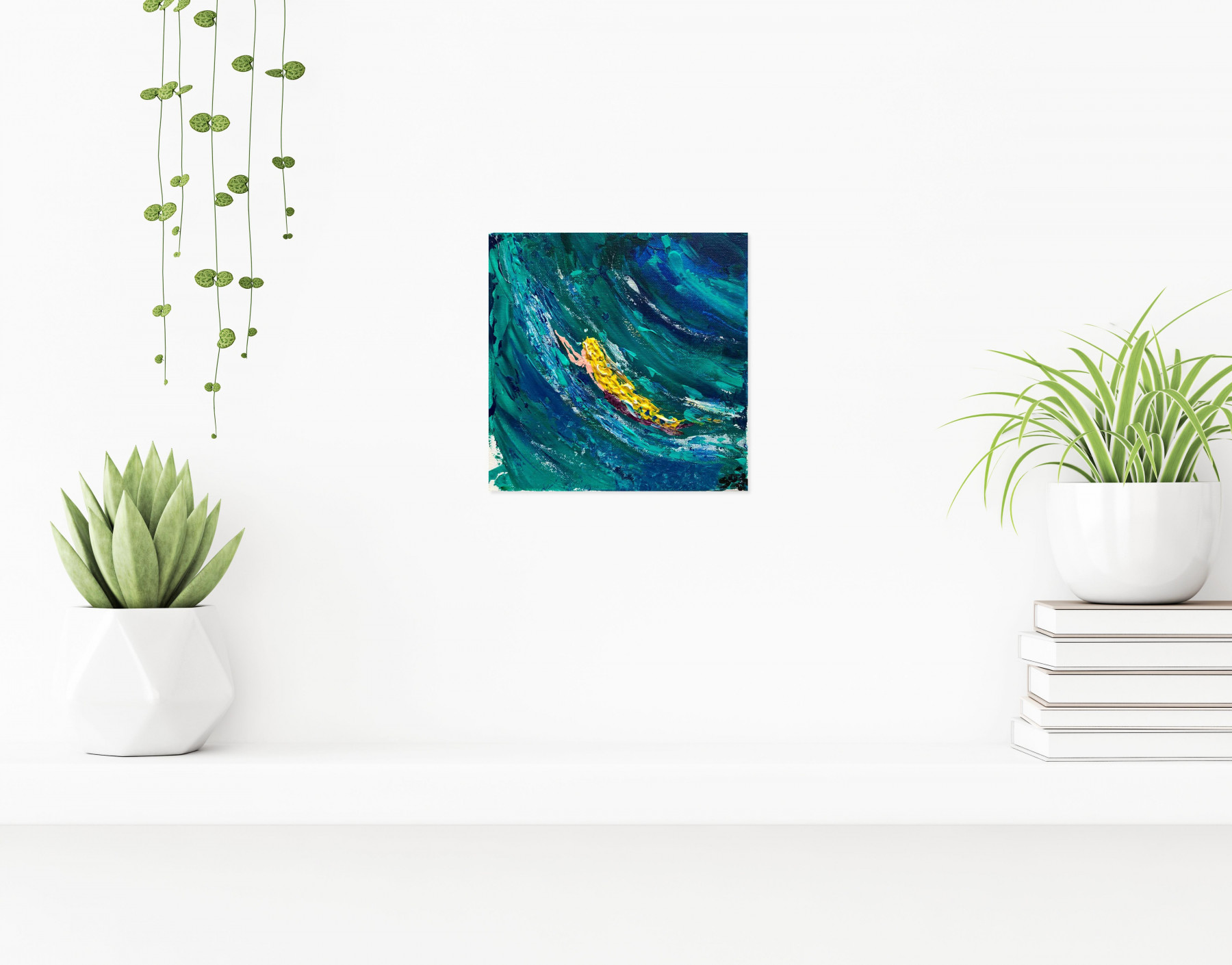 S.O.S, In the dephts, painting - Artalistic online contemporary art buying and selling gallery