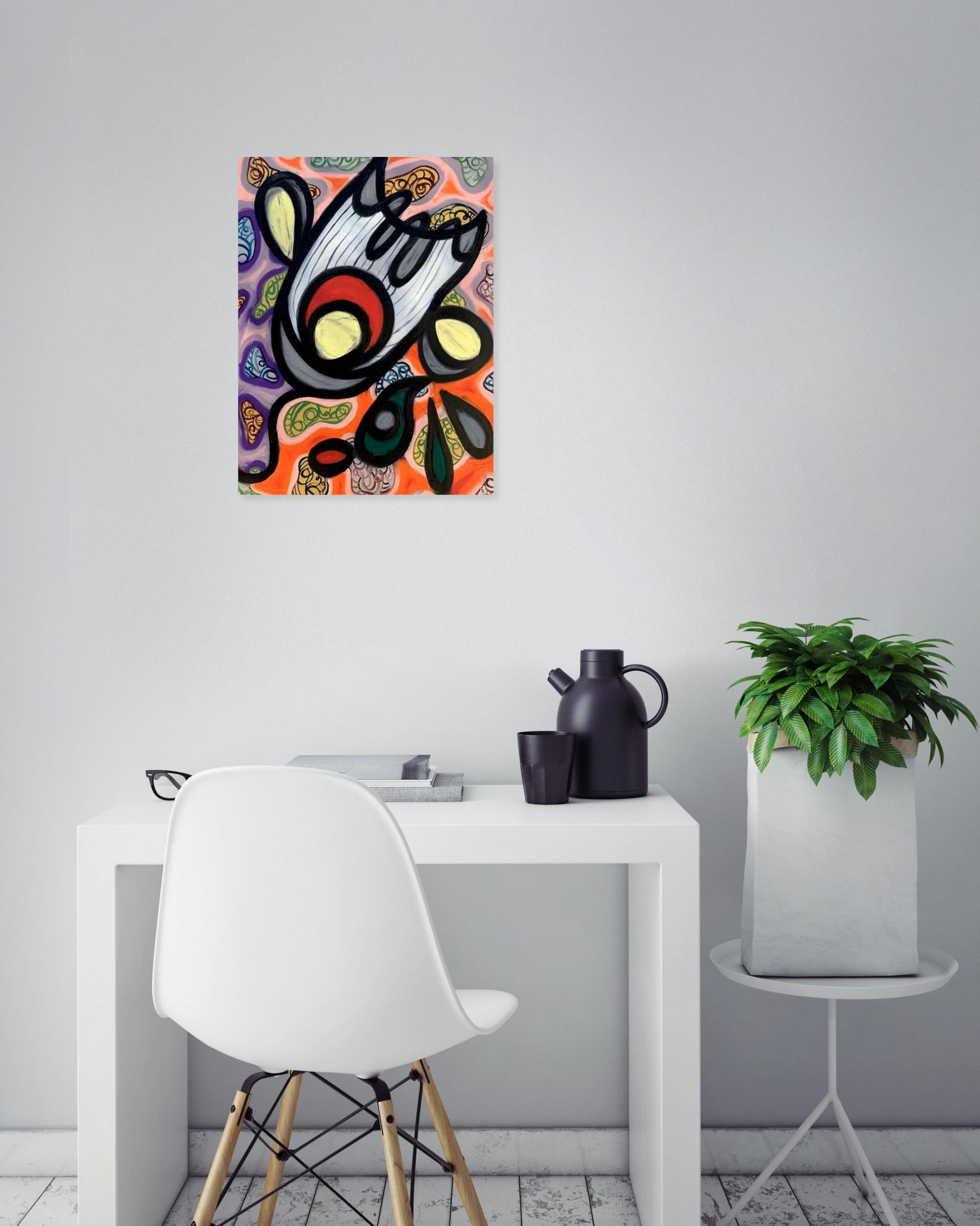 Elea Hohweiller, The guardian, painting - Artalistic online contemporary art buying and selling gallery