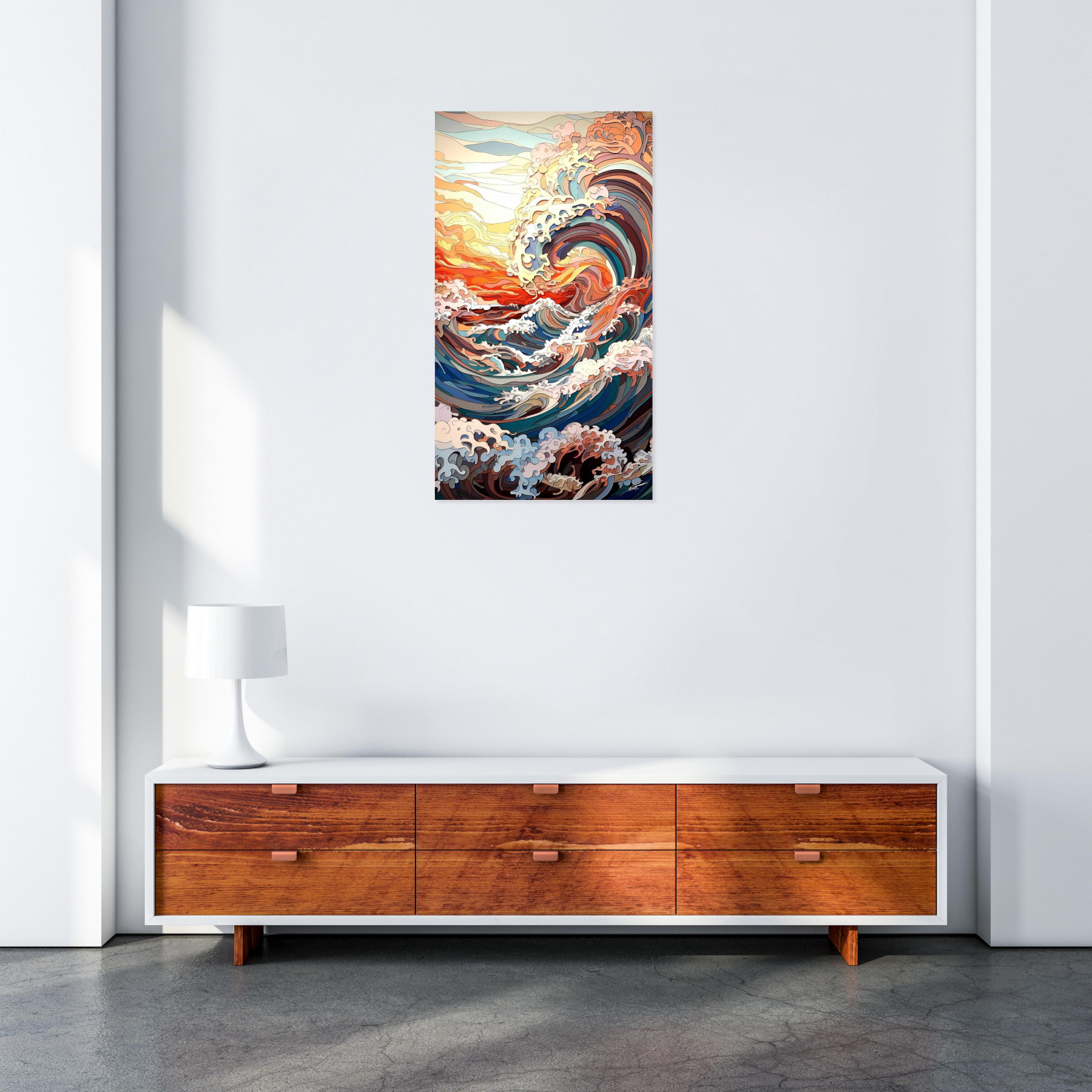 F.Font, Les vagues japonaises, edition - Artalistic online contemporary art buying and selling gallery