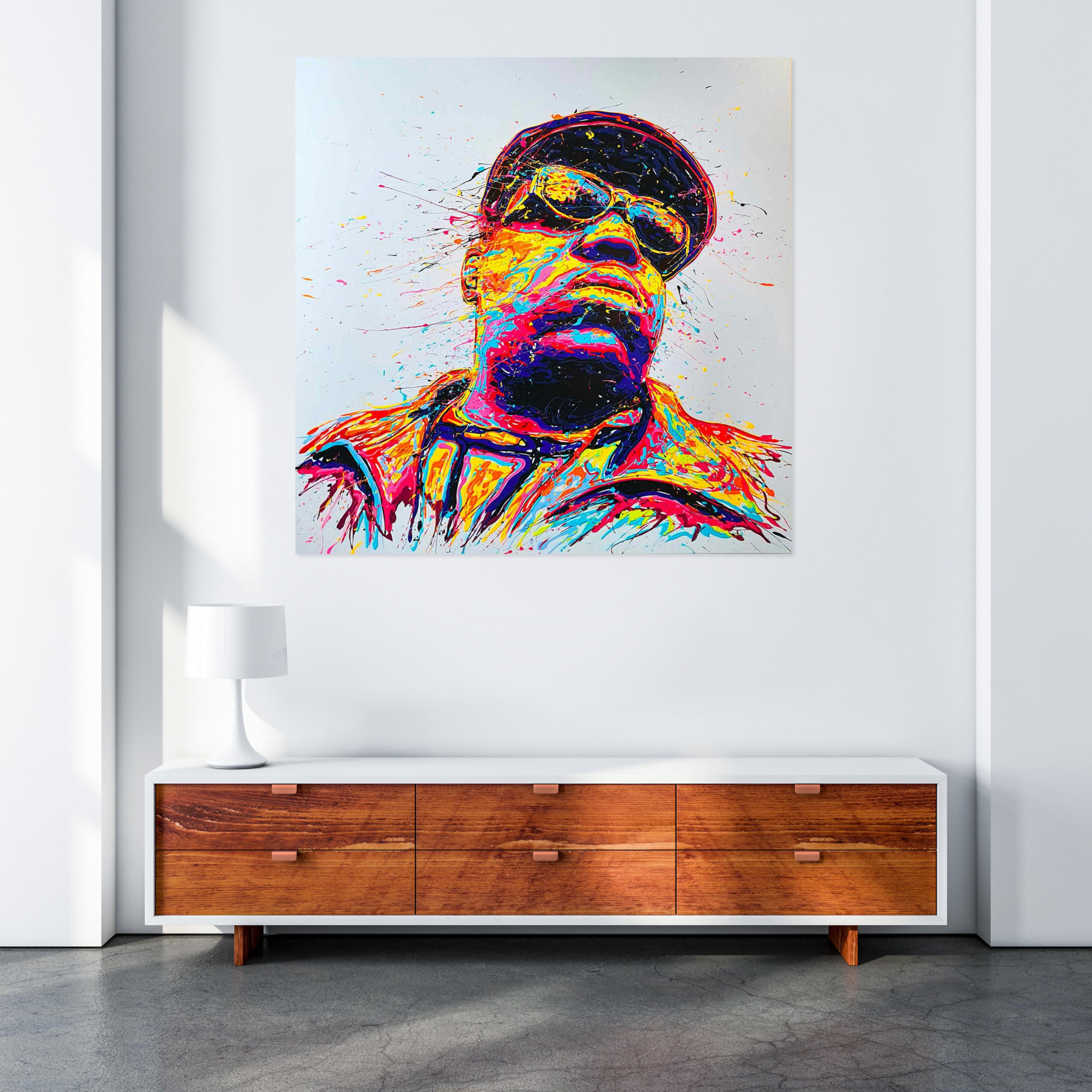 Flow, Notorious big, painting - Artalistic online contemporary art buying and selling gallery