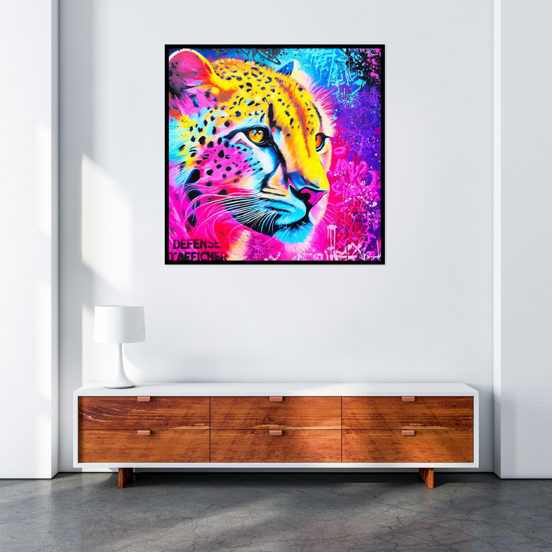 Vincent Bardou, Magic Panther, painting - Artalistic online contemporary art buying and selling gallery