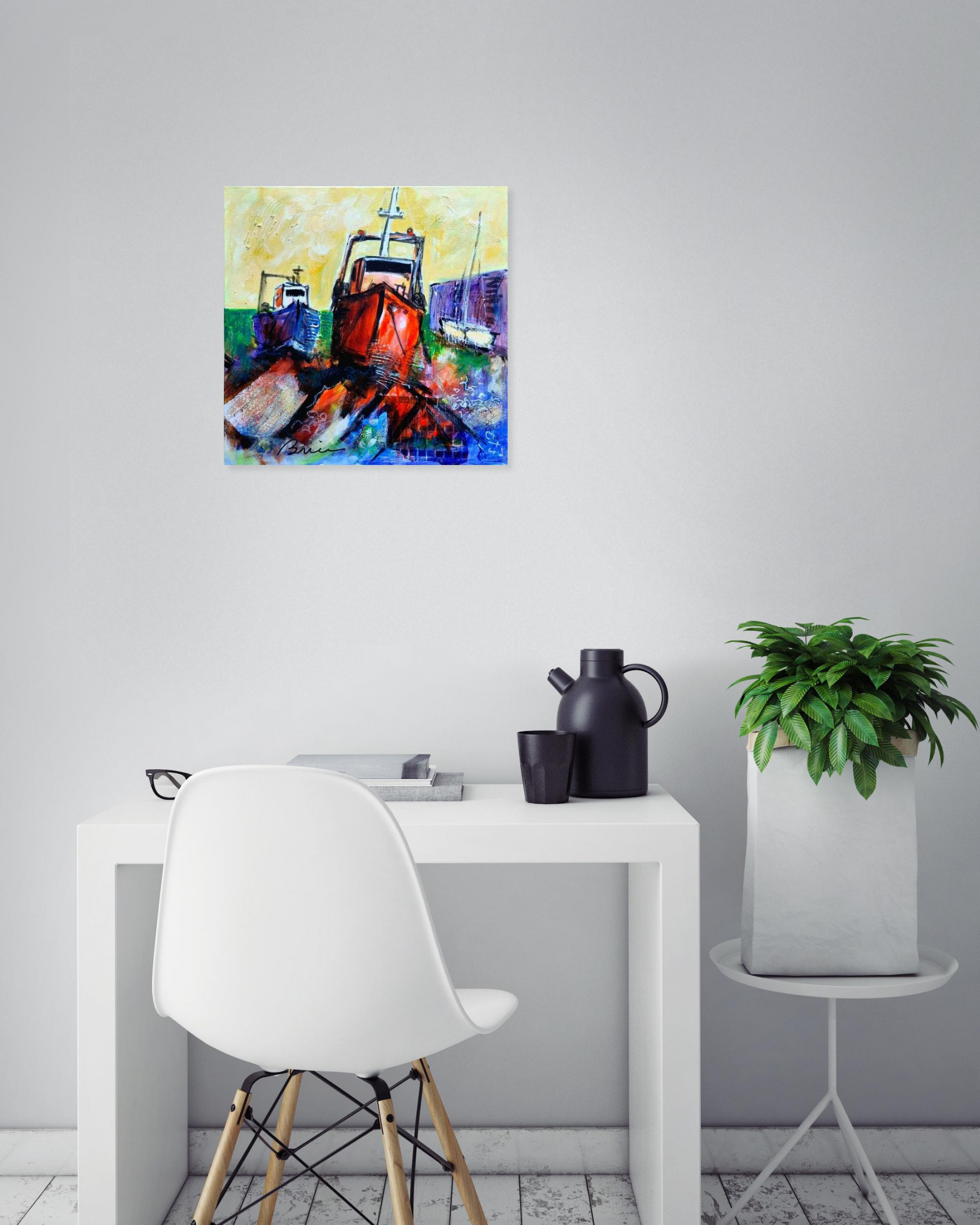 Patrick Brière, A sec, painting - Artalistic online contemporary art buying and selling gallery