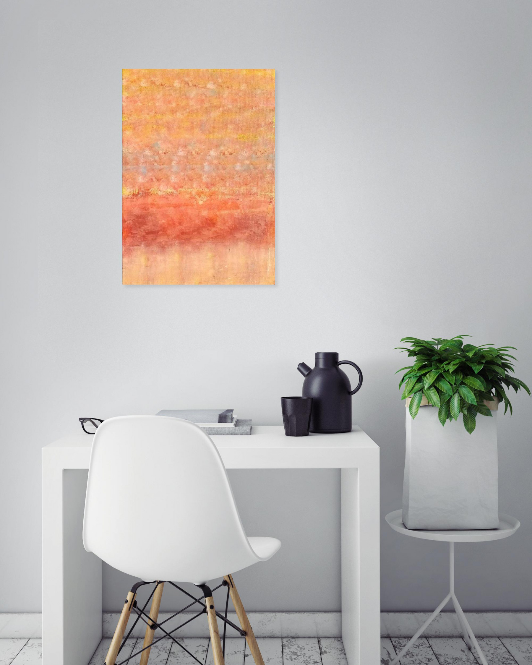 A-Wibaa, Desert landscape, painting - Artalistic online contemporary art buying and selling gallery