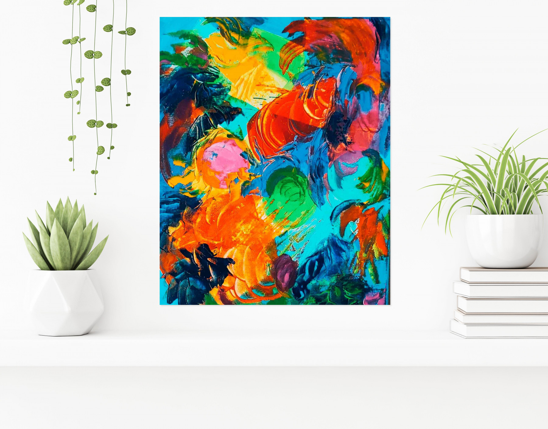 Tissa, Spring burst, painting - Artalistic online contemporary art buying and selling gallery