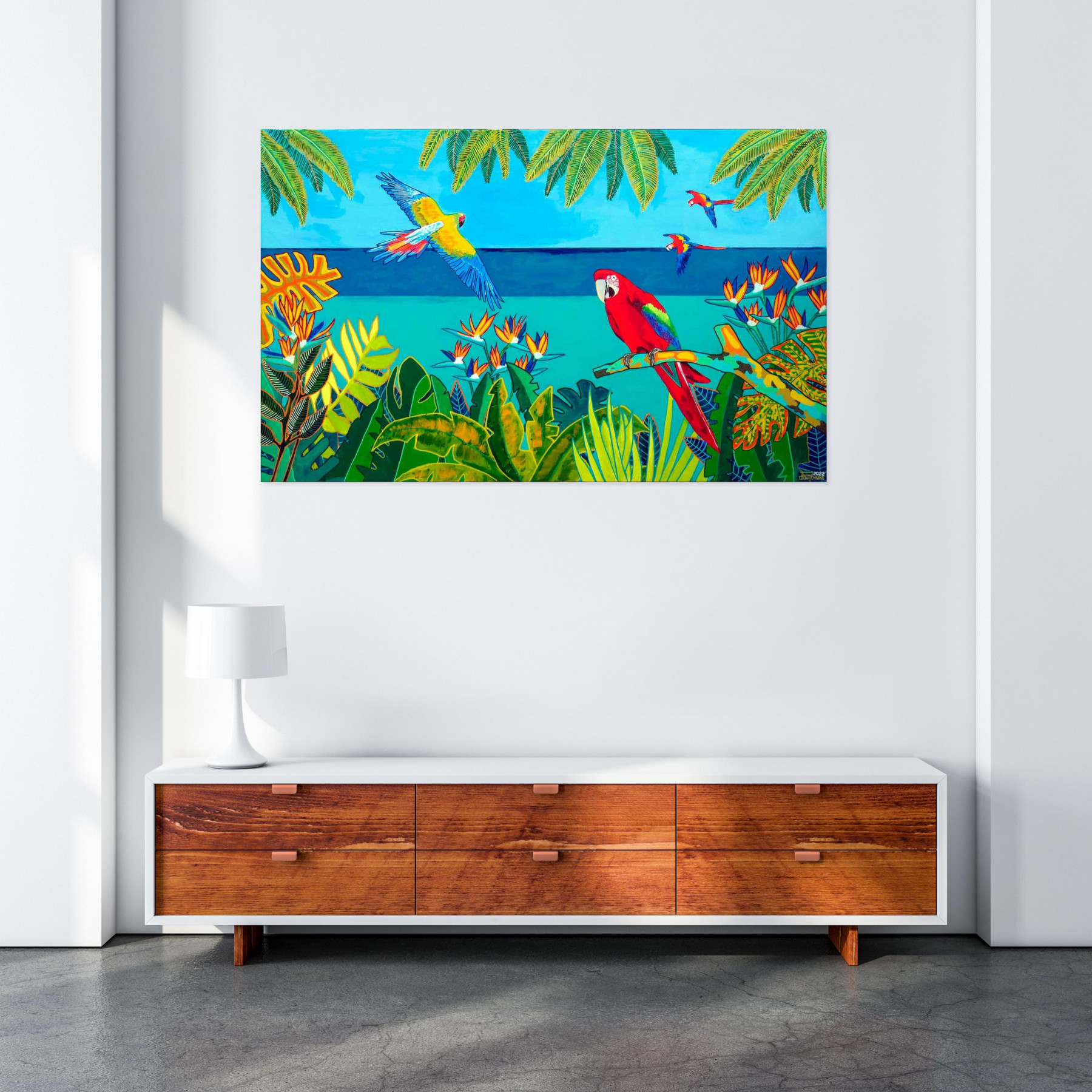 Pascal Poutchnine, True ara, painting - Artalistic online contemporary art buying and selling gallery