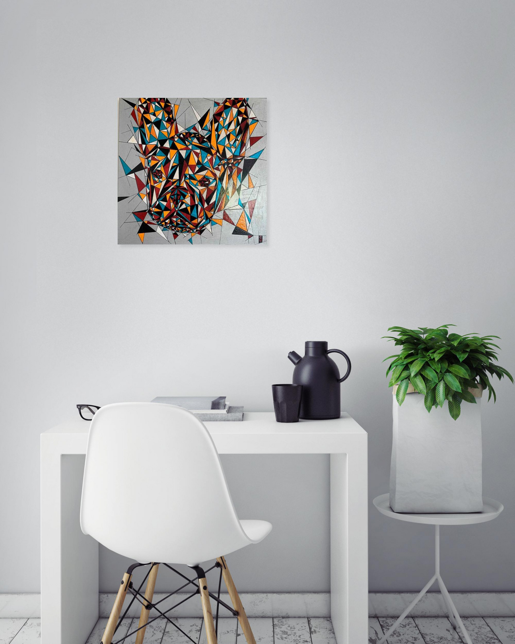 SB, Bulldog, painting - Artalistic online contemporary art buying and selling gallery