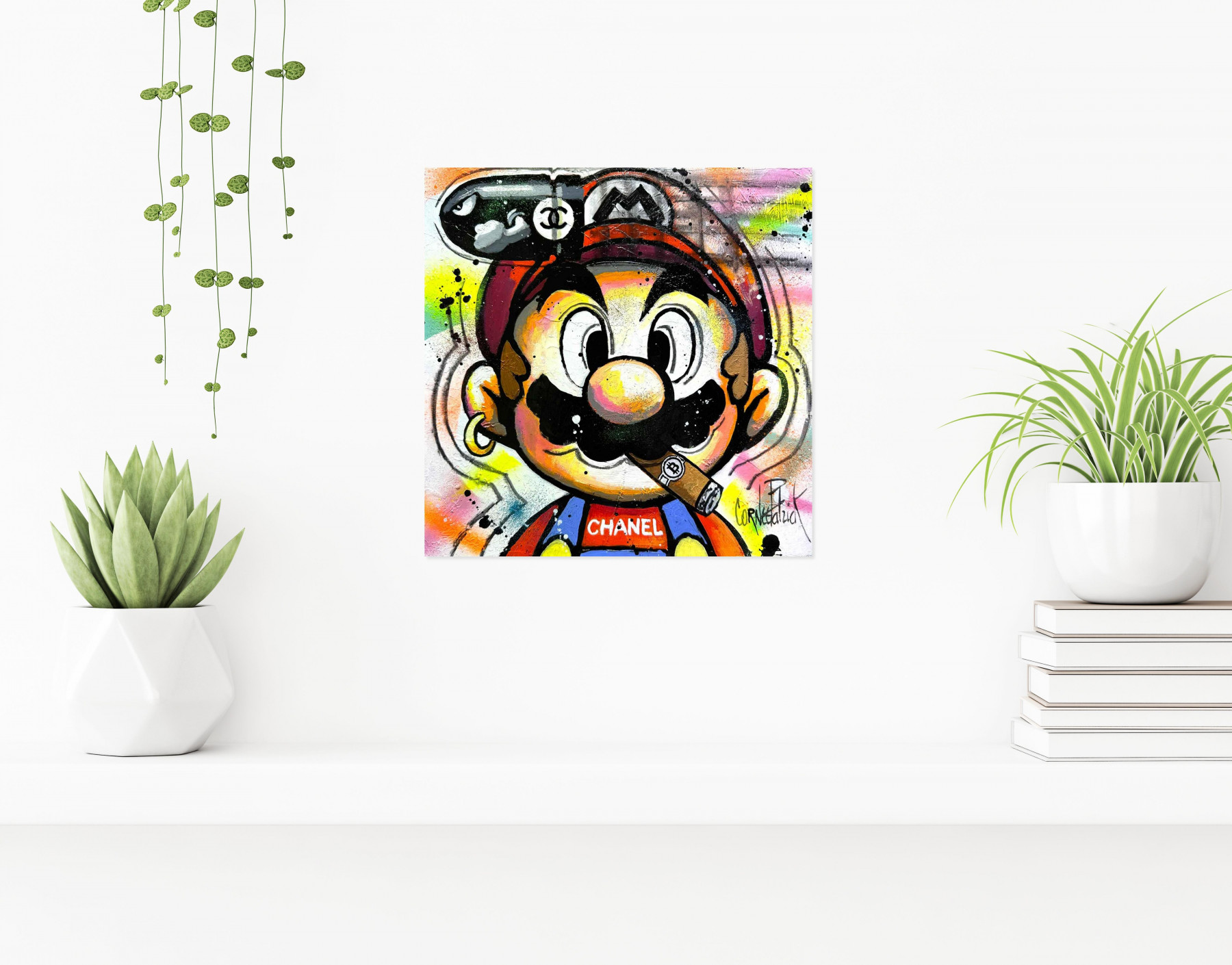 Patrick Cornée, Super Mario Bros, painting - Artalistic online contemporary art buying and selling gallery