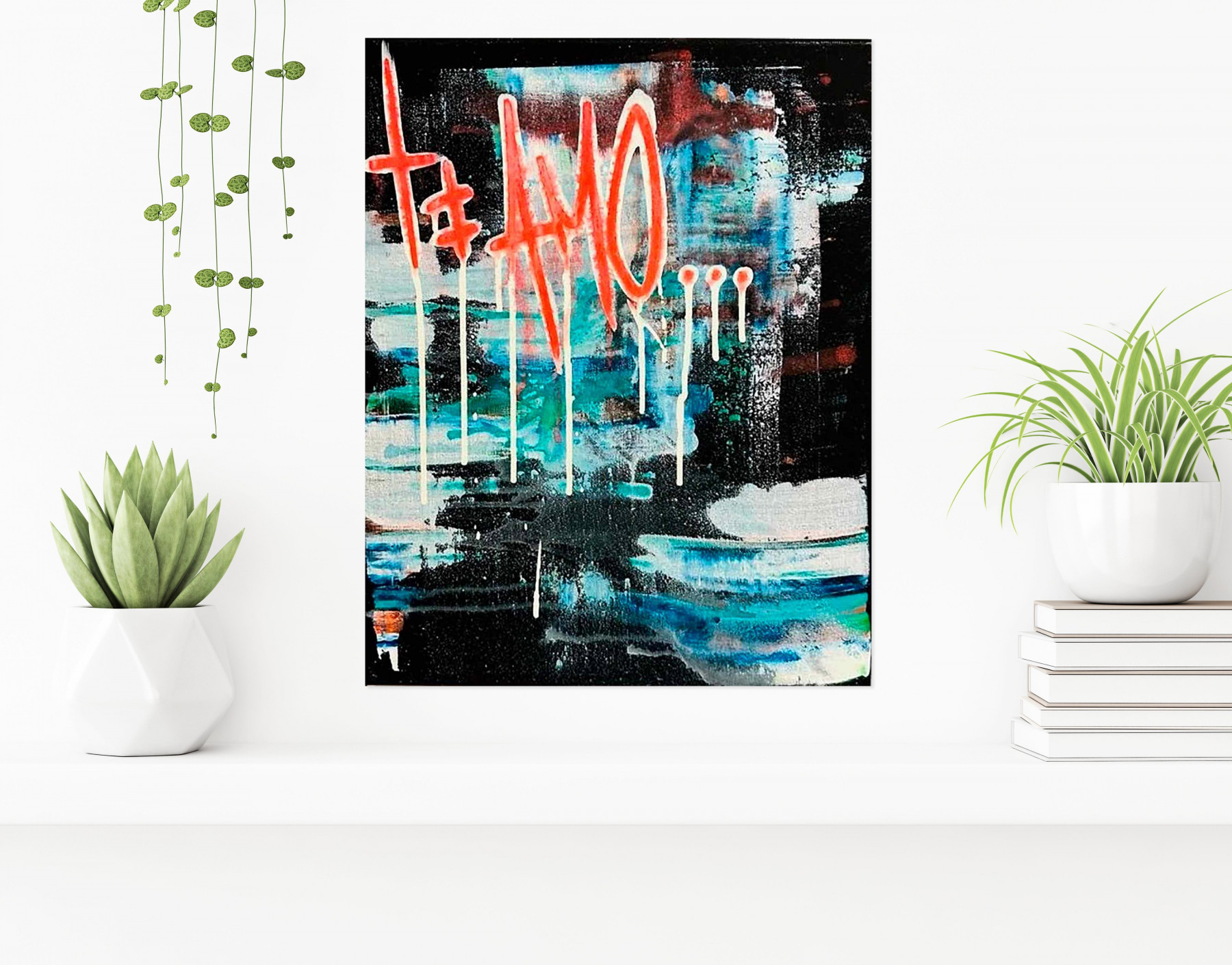 Karl Lagasse, Ti amo, painting - Artalistic online contemporary art buying and selling gallery