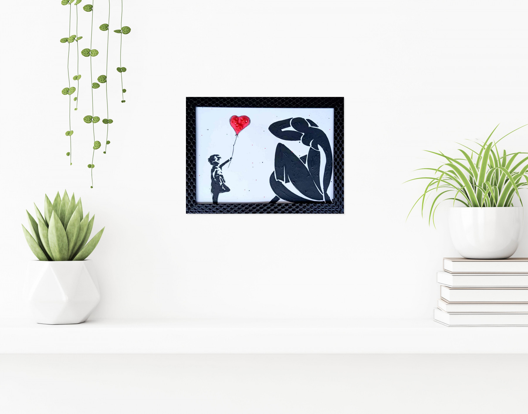 VL, Banksyskull & Matisse, drawing - Artalistic online contemporary art buying and selling gallery
