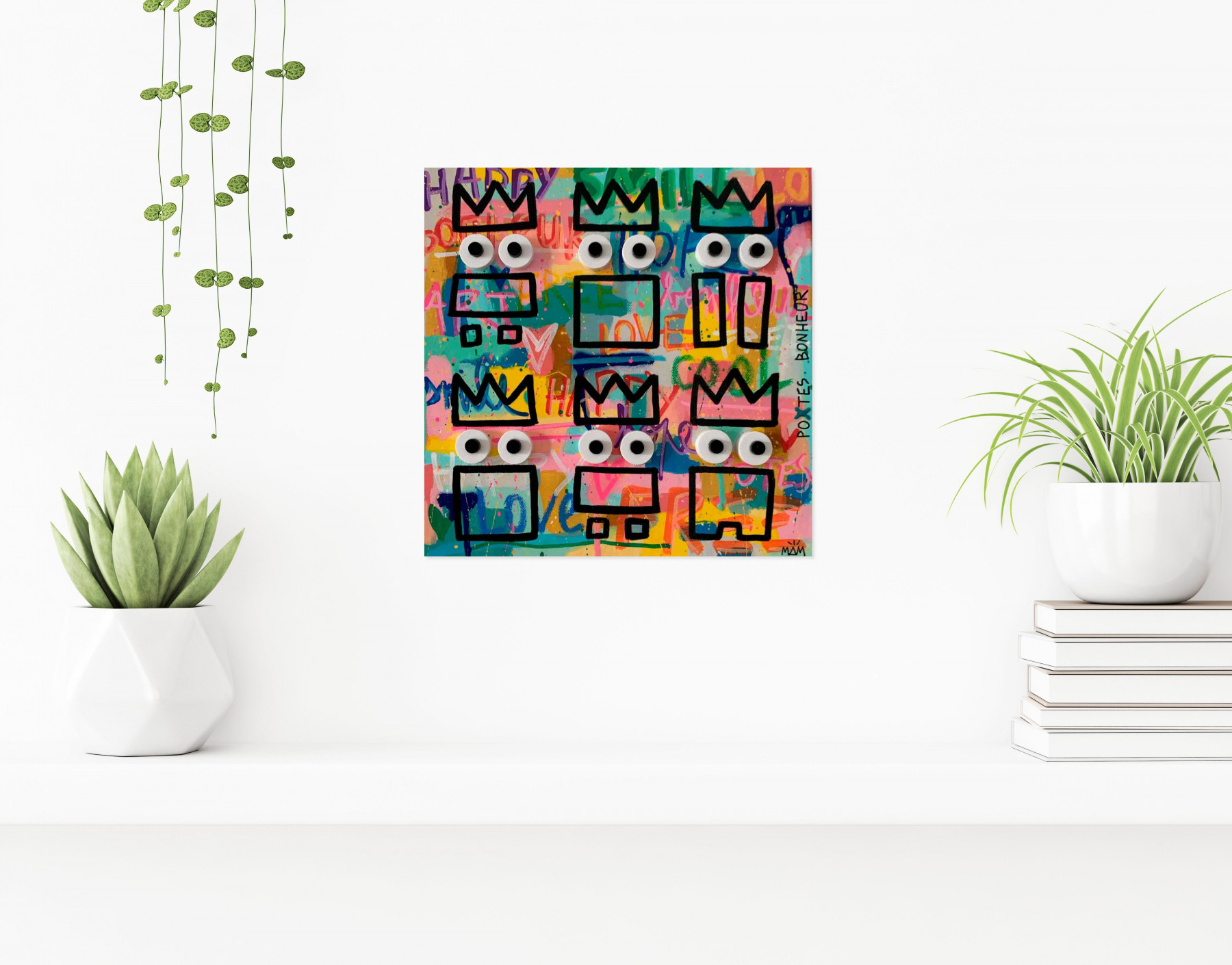 Mam, Potes bonheur, painting - Artalistic online contemporary art buying and selling gallery
