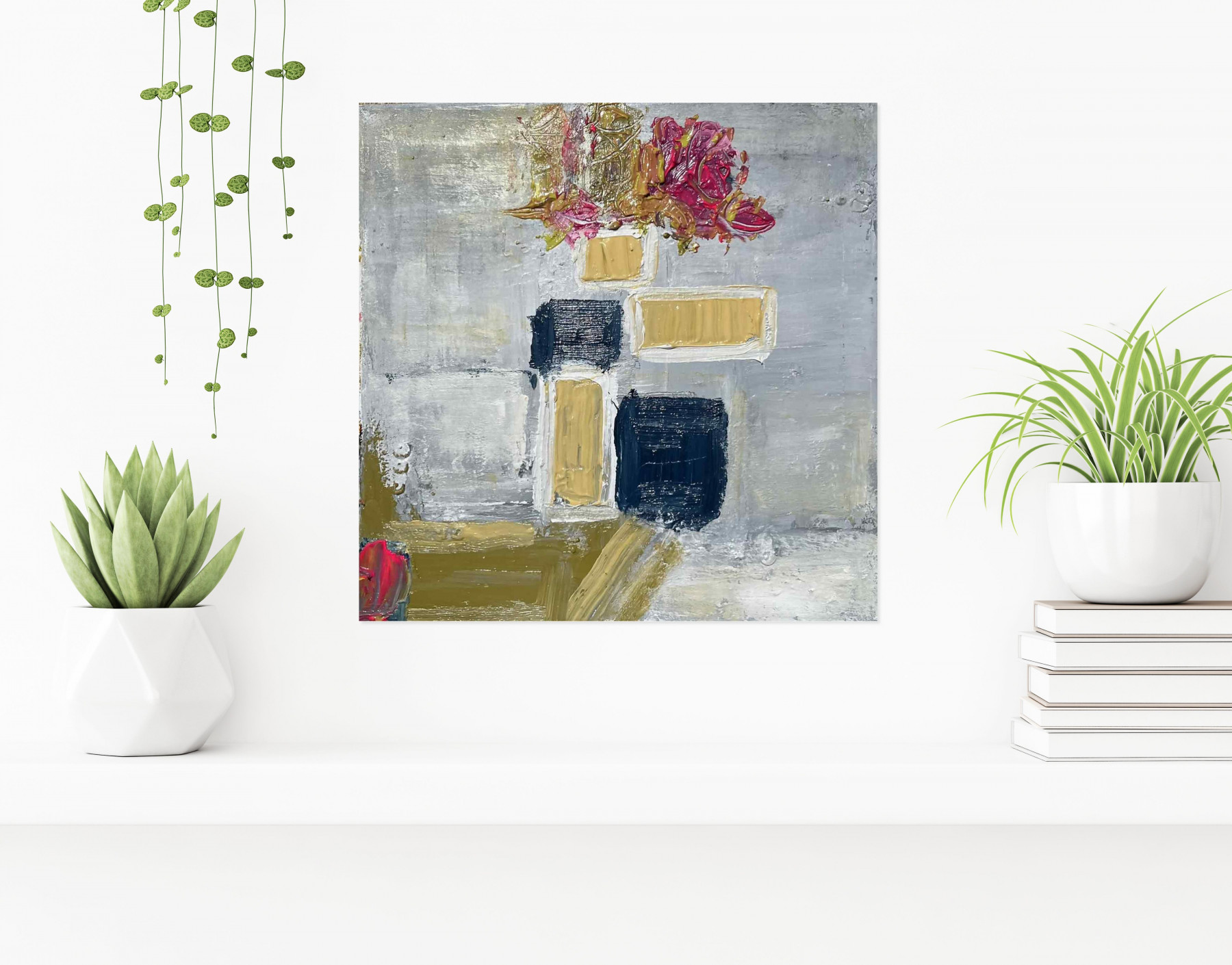 Yvin, Camélia norvégien, Paint - Artalistic online contemporary art buying and selling gallery
