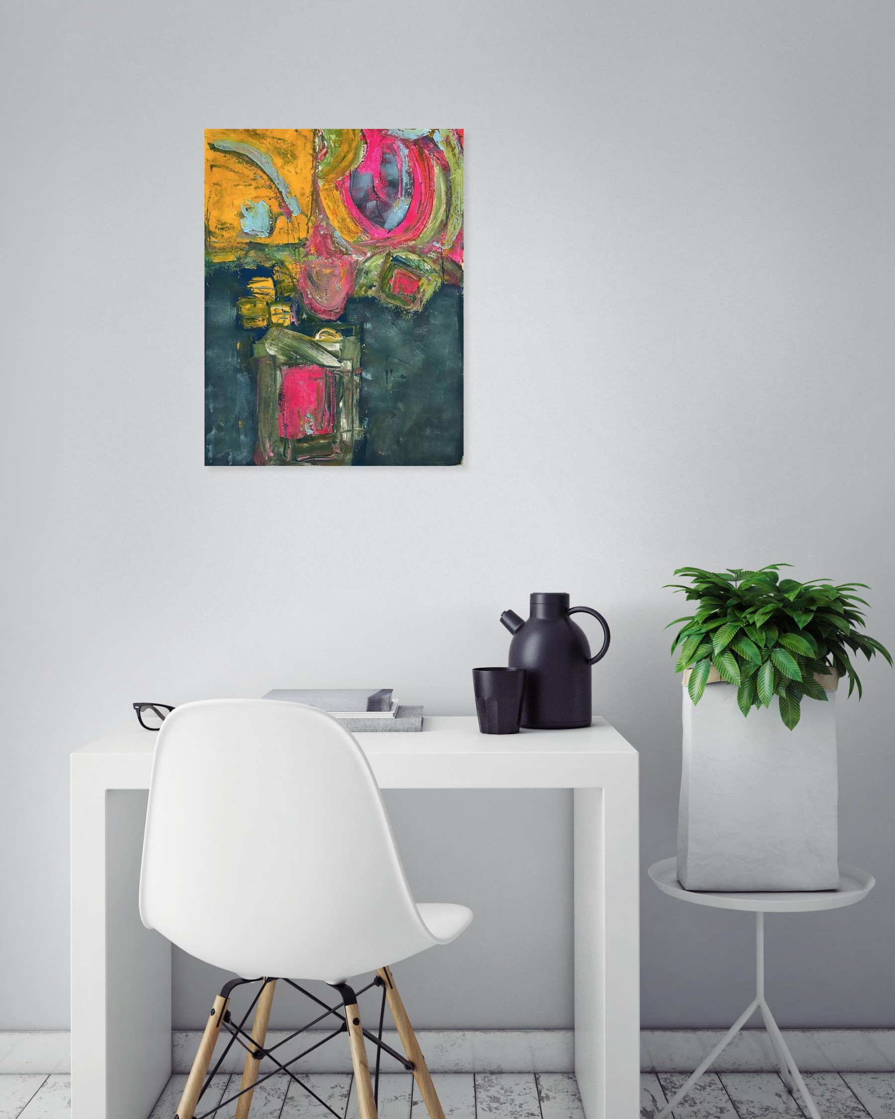 Yvin, La bigoudaine, Paint - Artalistic online contemporary art buying and selling gallery