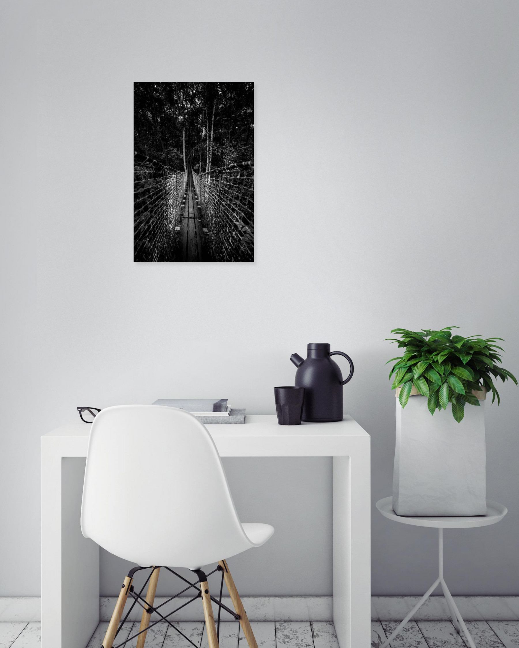 Jean-Guy Nakars, Pont suspendu, photo - Artalistic online contemporary art buying and selling gallery