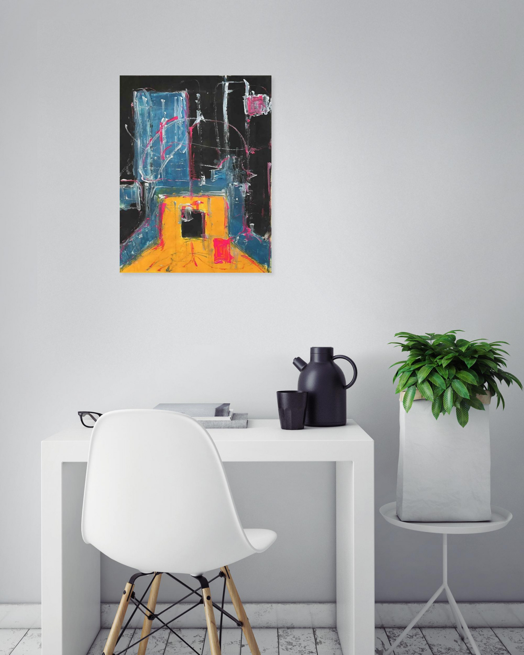 Yvin, Soliflore, Paint - Artalistic online contemporary art buying and selling gallery