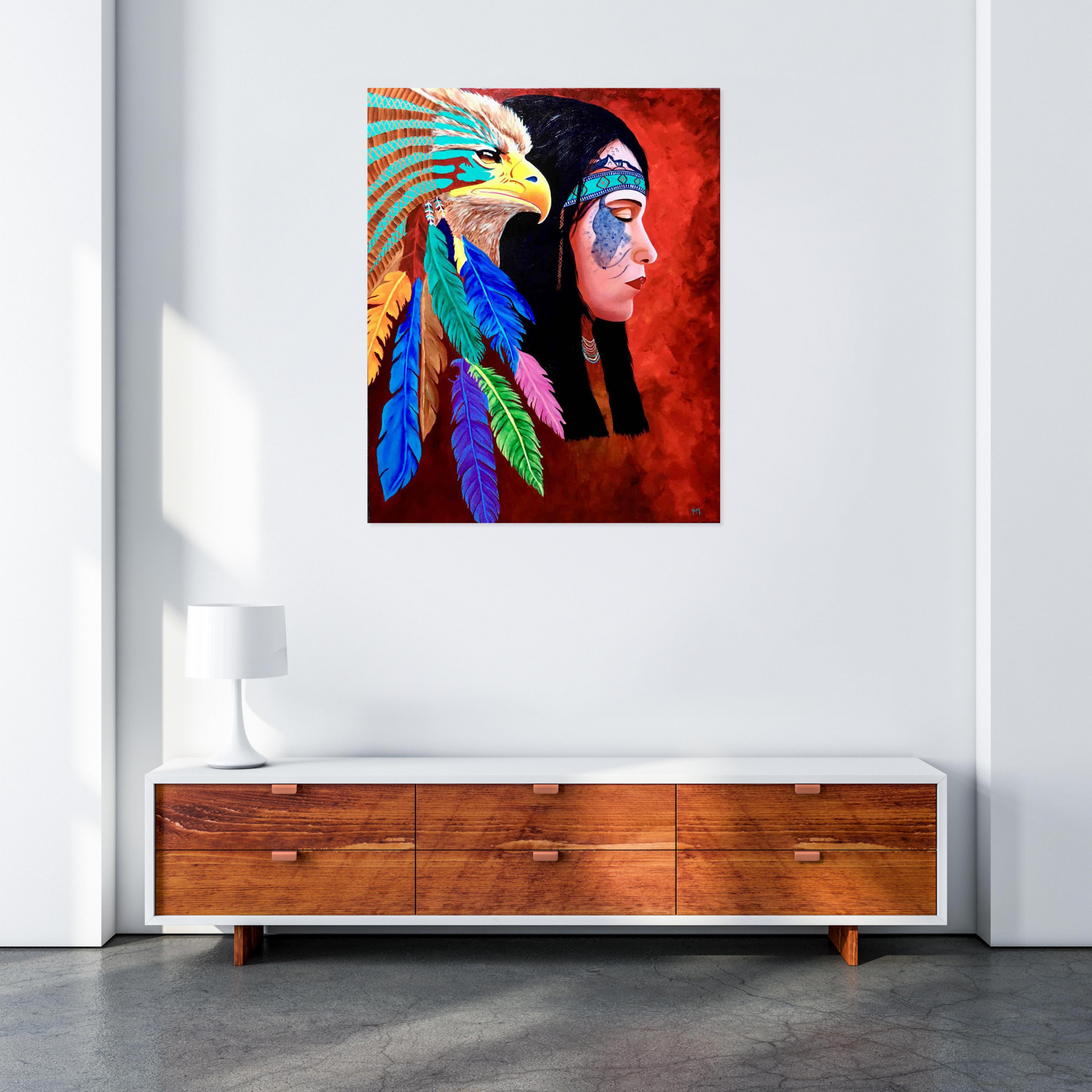 Françoise Augustine, Connexion, painting - Artalistic online contemporary art buying and selling gallery