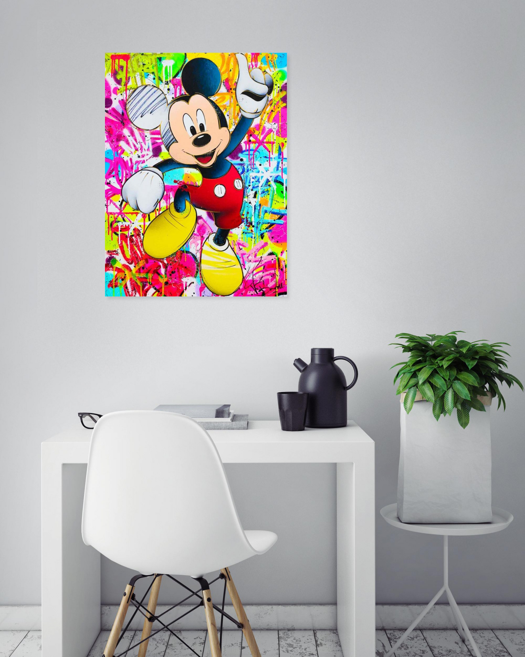 Vincent Bardou, Mickey mouse, painting - Artalistic online contemporary art buying and selling gallery