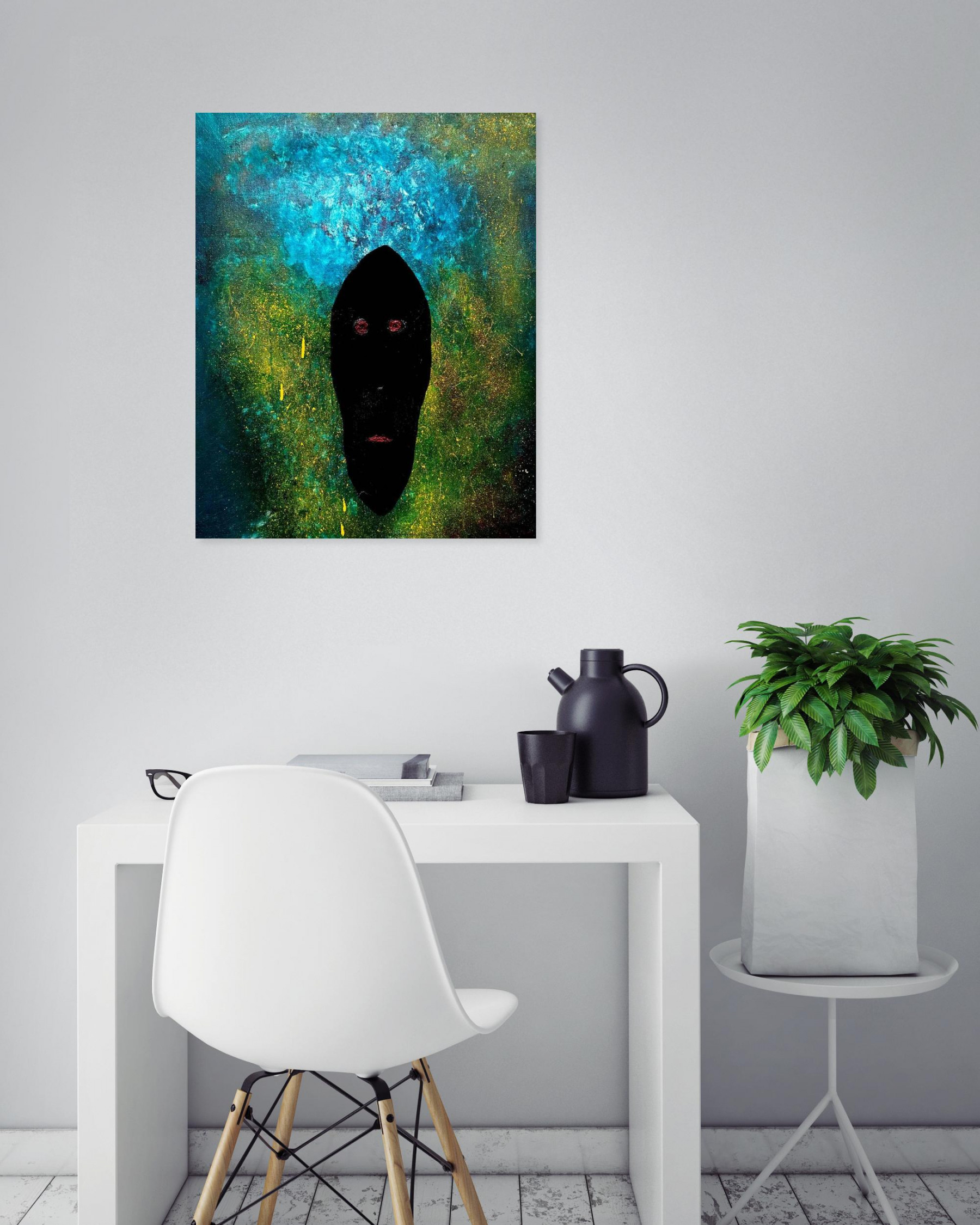 Fanny D, Trou noir, painting - Artalistic online contemporary art buying and selling gallery