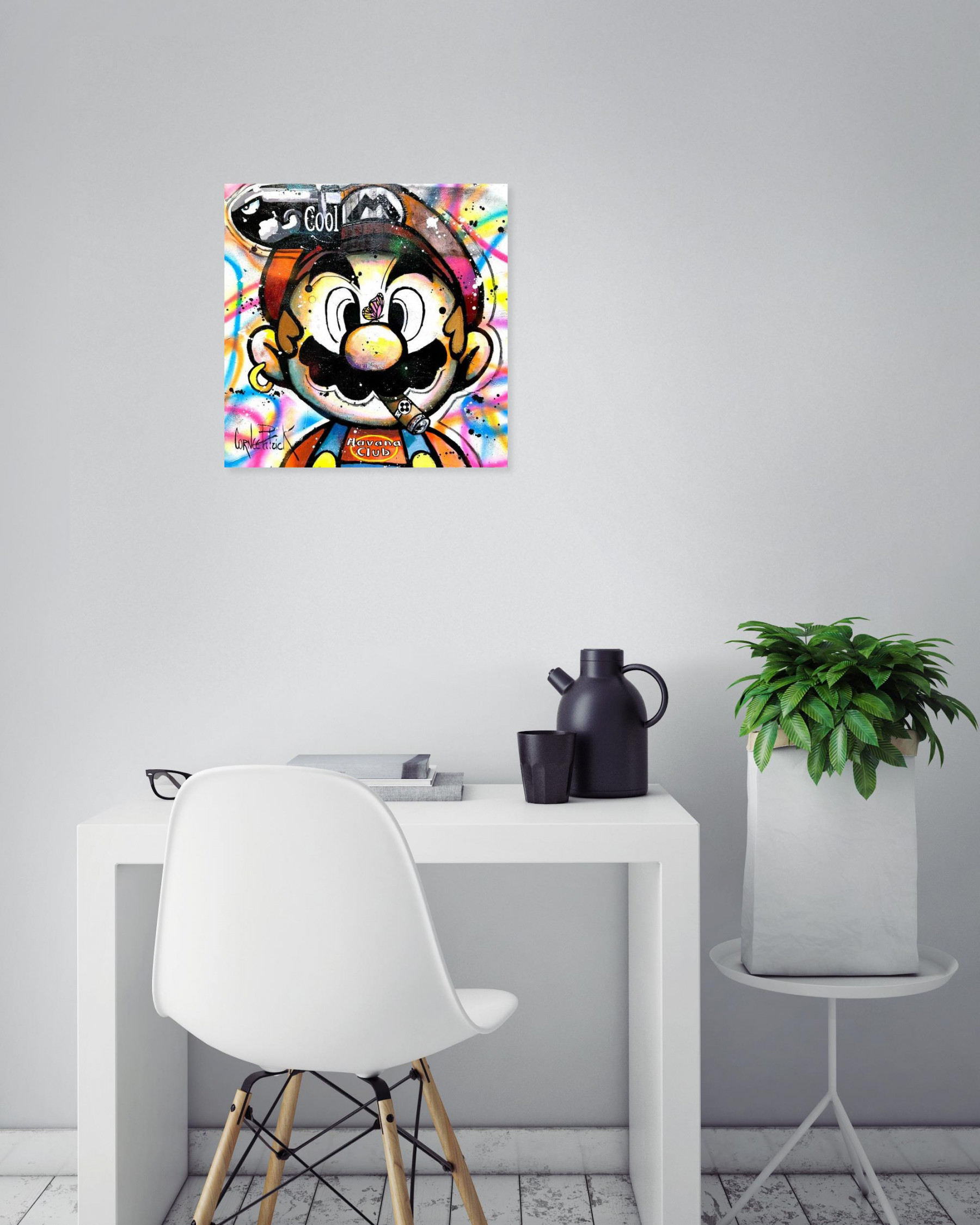 Patrick Cornée, Super Mario Bros, painting - Artalistic online contemporary art buying and selling gallery