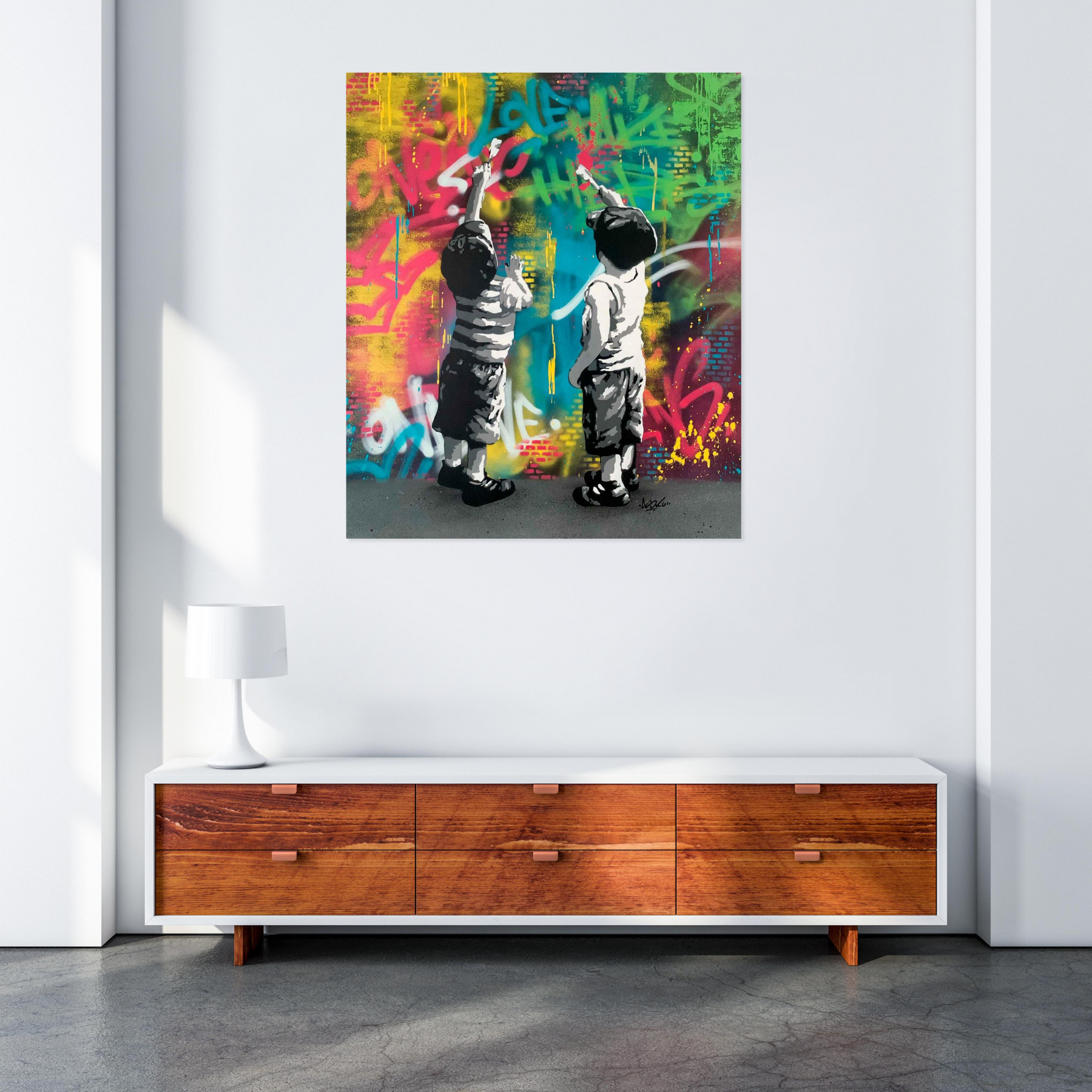 Asko, Graff Kids, painting - Artalistic online contemporary art buying and selling gallery