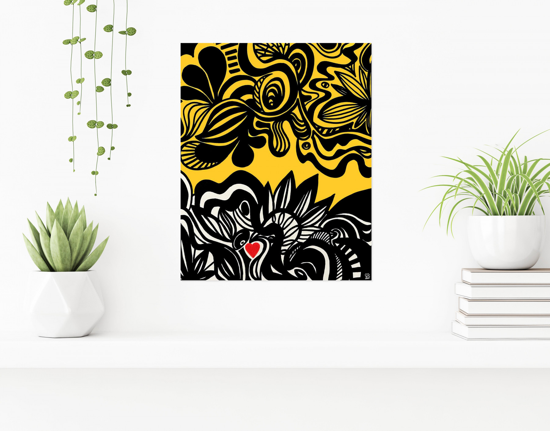 Mme Lev, Upside down, Painting - Artalistic online contemporary art buying and selling gallery