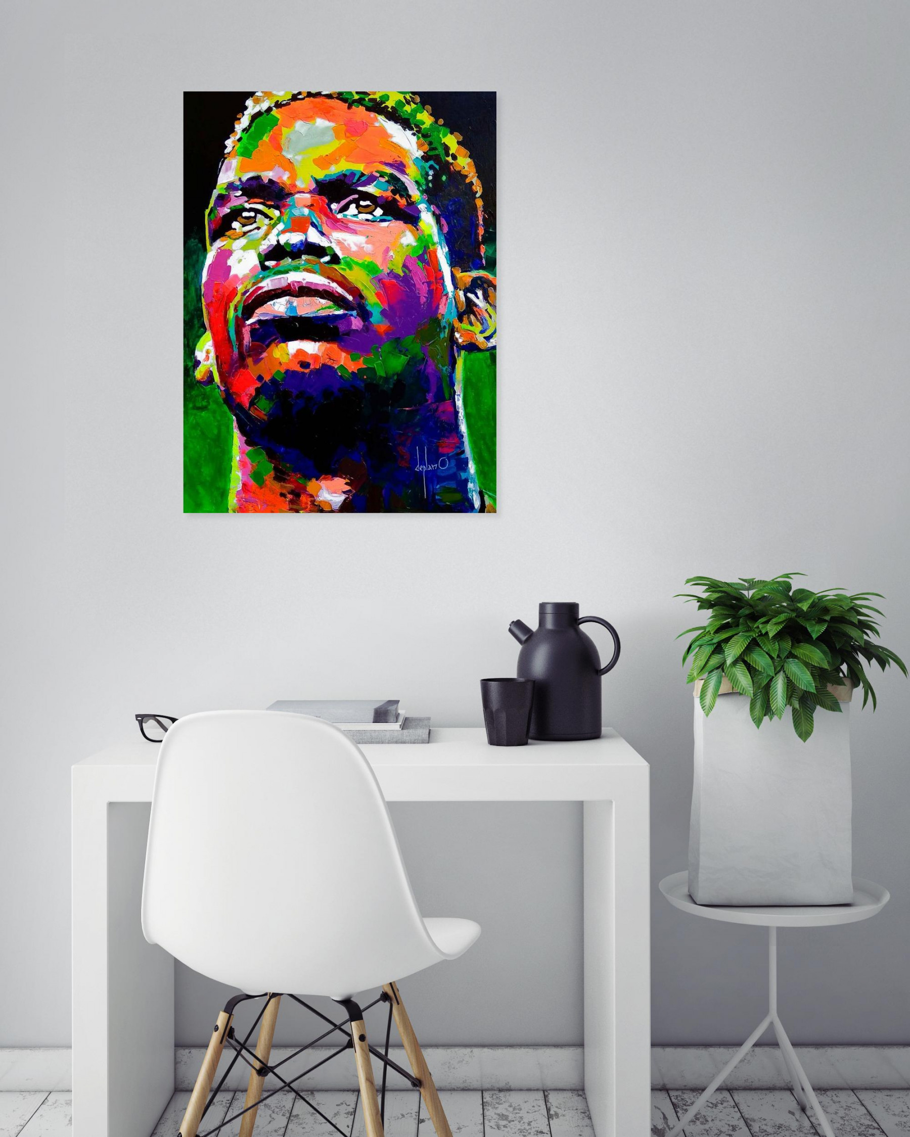 Deplano, Pogba, painting - Artalistic online contemporary art buying and selling gallery