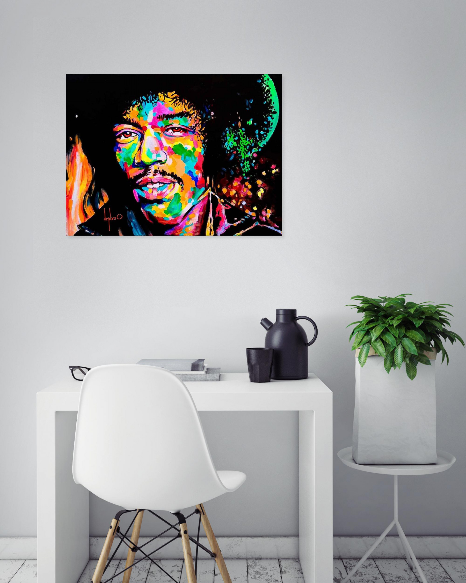 Deplano, Hendrix, painting - Artalistic online contemporary art buying and selling gallery