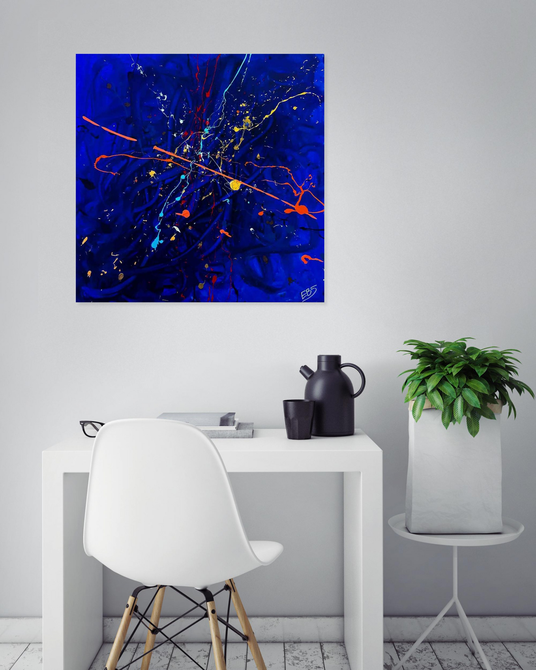 EB5, Solar System, Painting - Artalistic online contemporary art buying and selling gallery