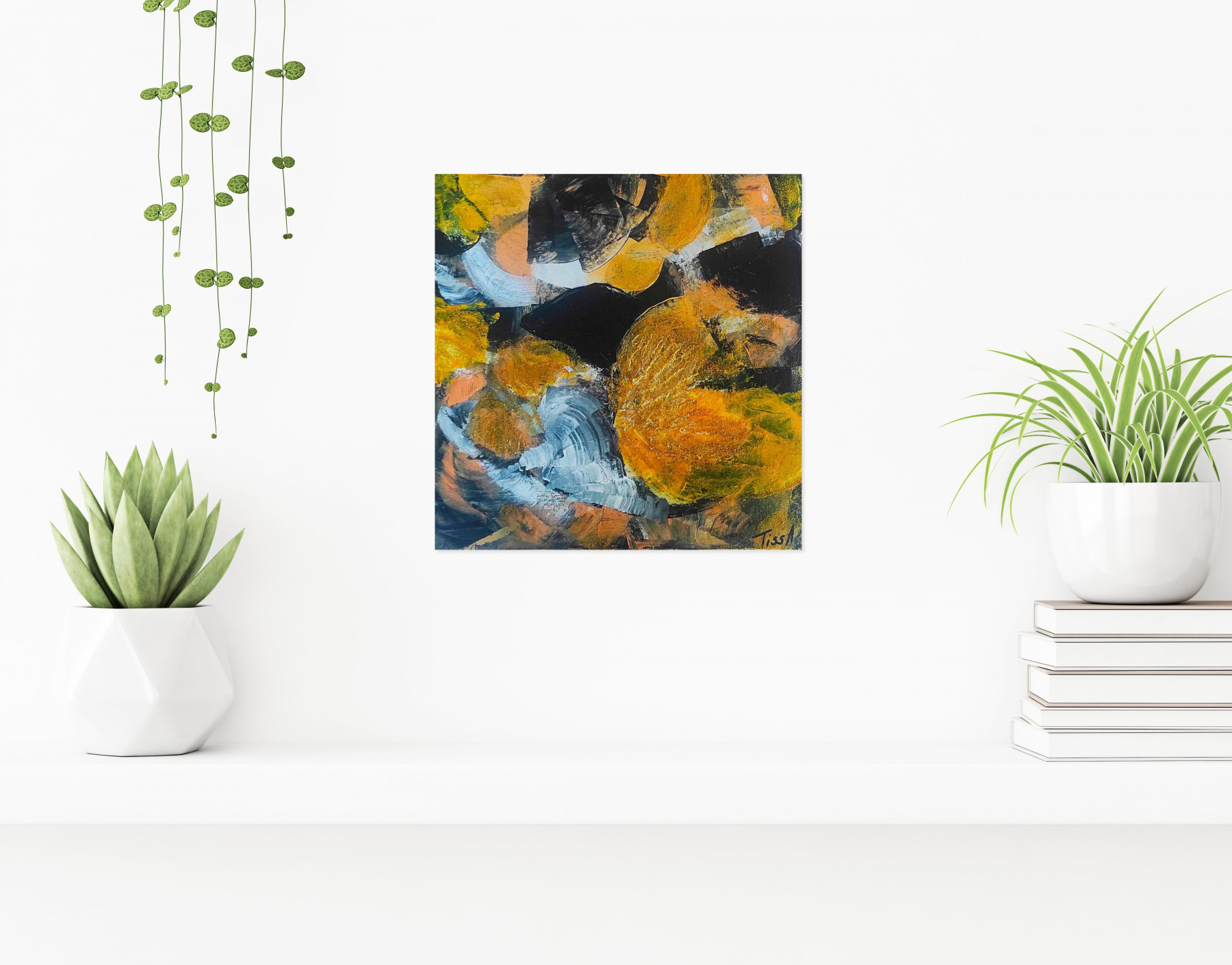 Tissa, Looking for the nest, painting - Artalistic online contemporary art buying and selling gallery