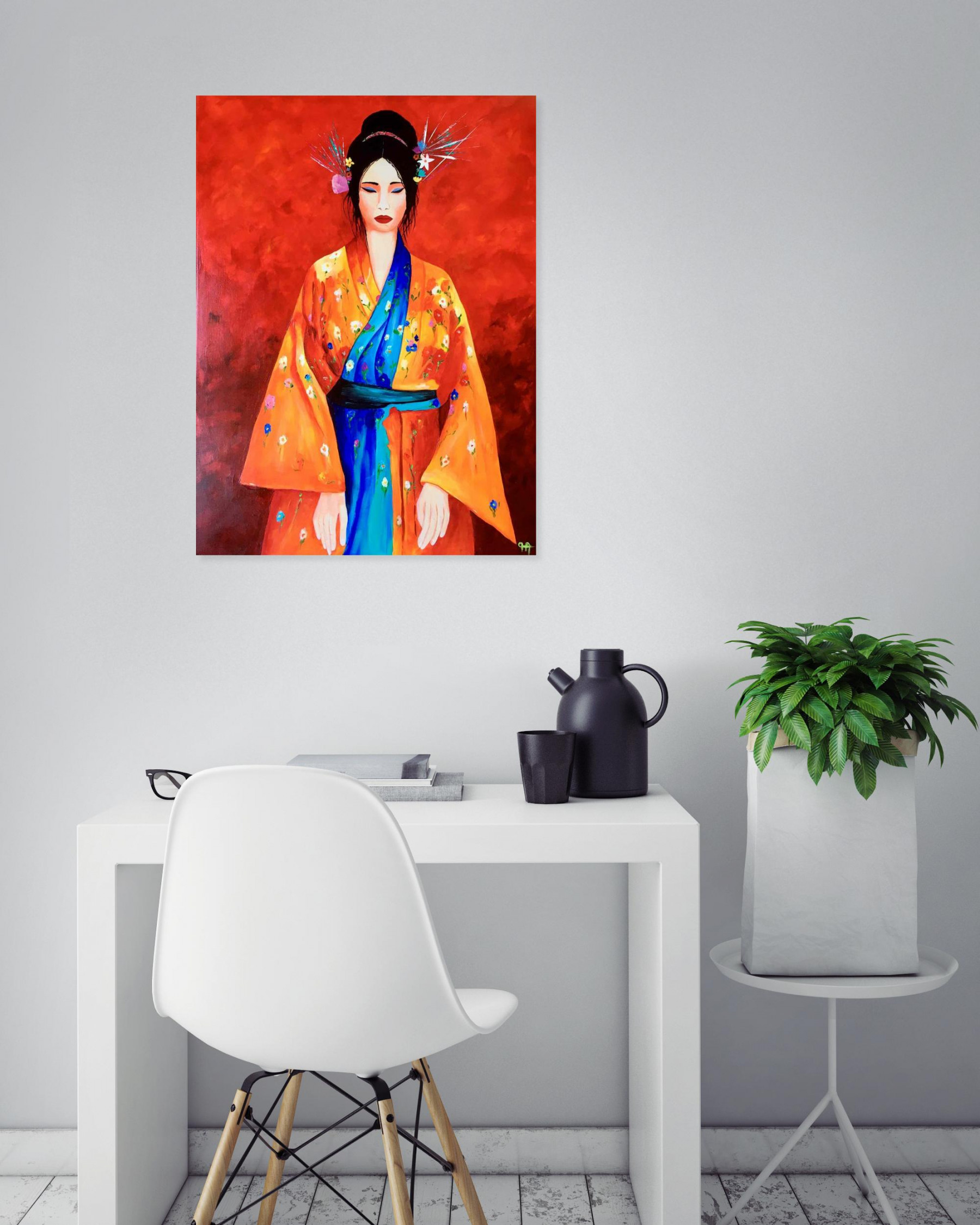 Françoise Augustine, Teruha, painting - Artalistic online contemporary art buying and selling gallery