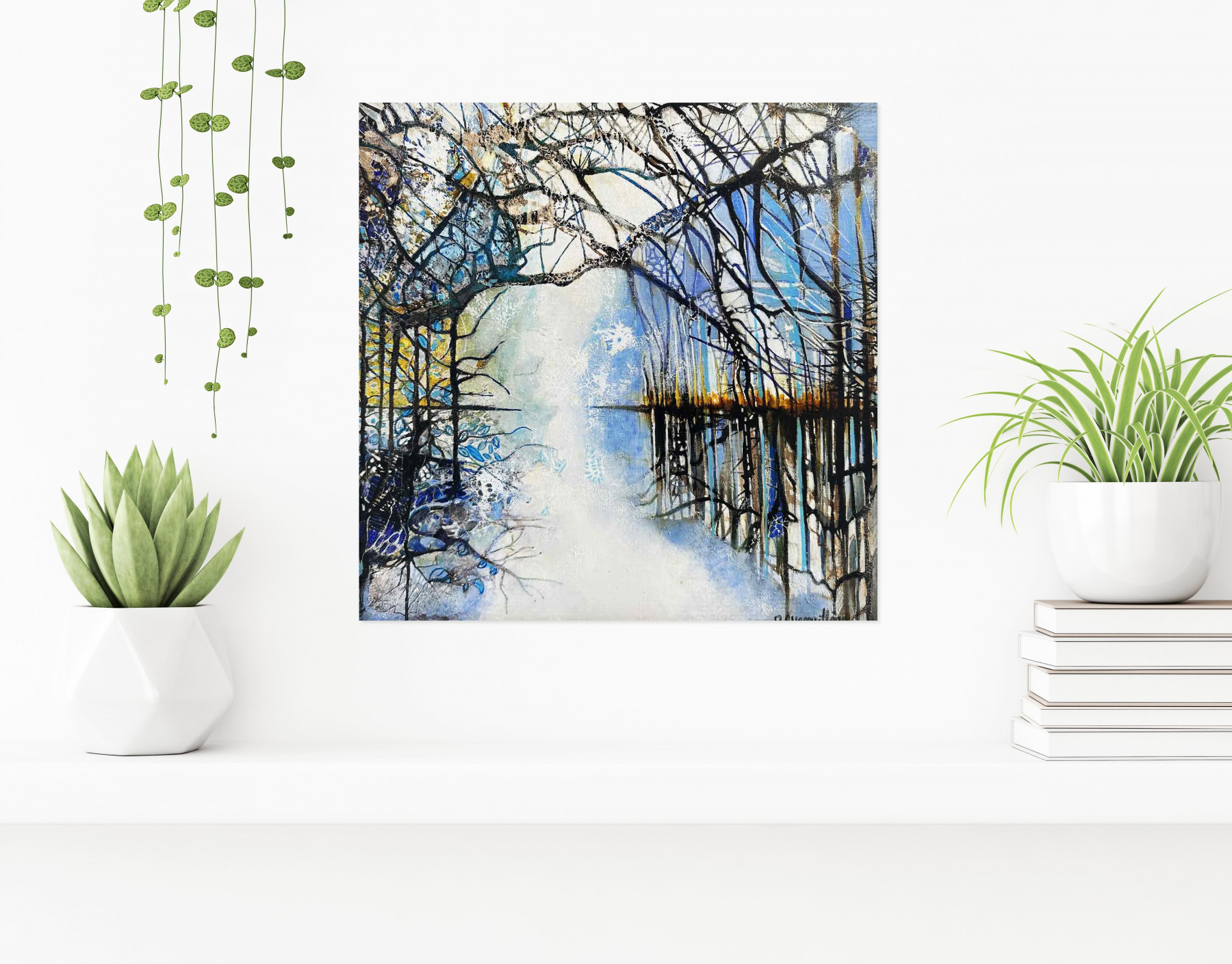 Patricia Quenouillere, Passage vers l’inconnu, Painting - Artalistic online contemporary art buying and selling gallery
