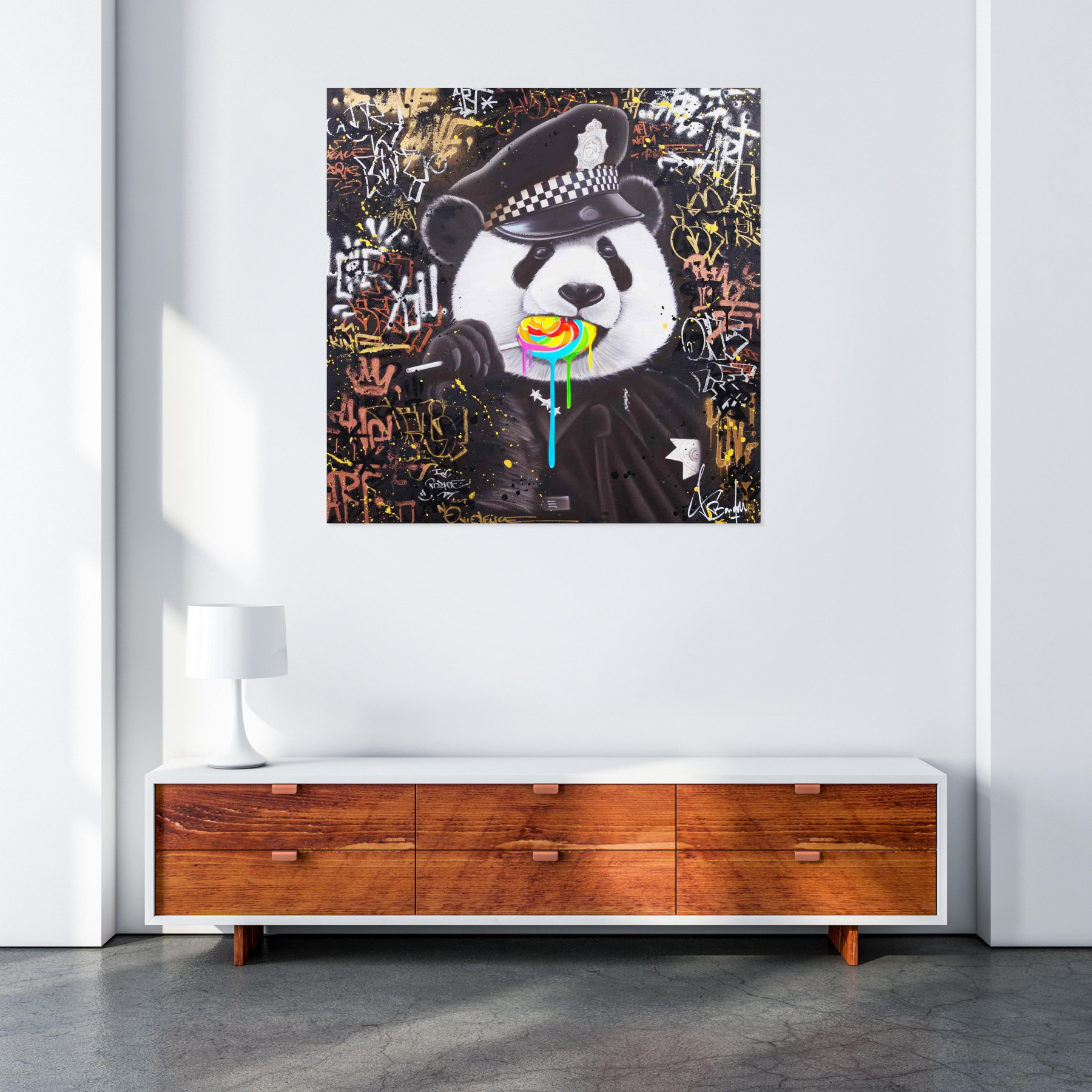 Vincent Bardou, Panda painting, painting - Artalistic online contemporary art buying and selling gallery