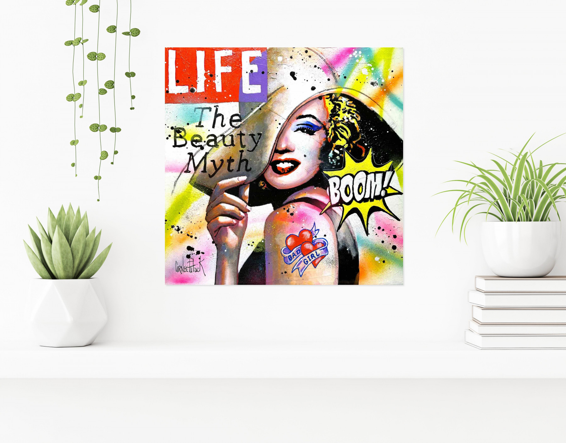 Patrick Cornée, Marilyn Monroe, painting - Artalistic online contemporary art buying and selling gallery
