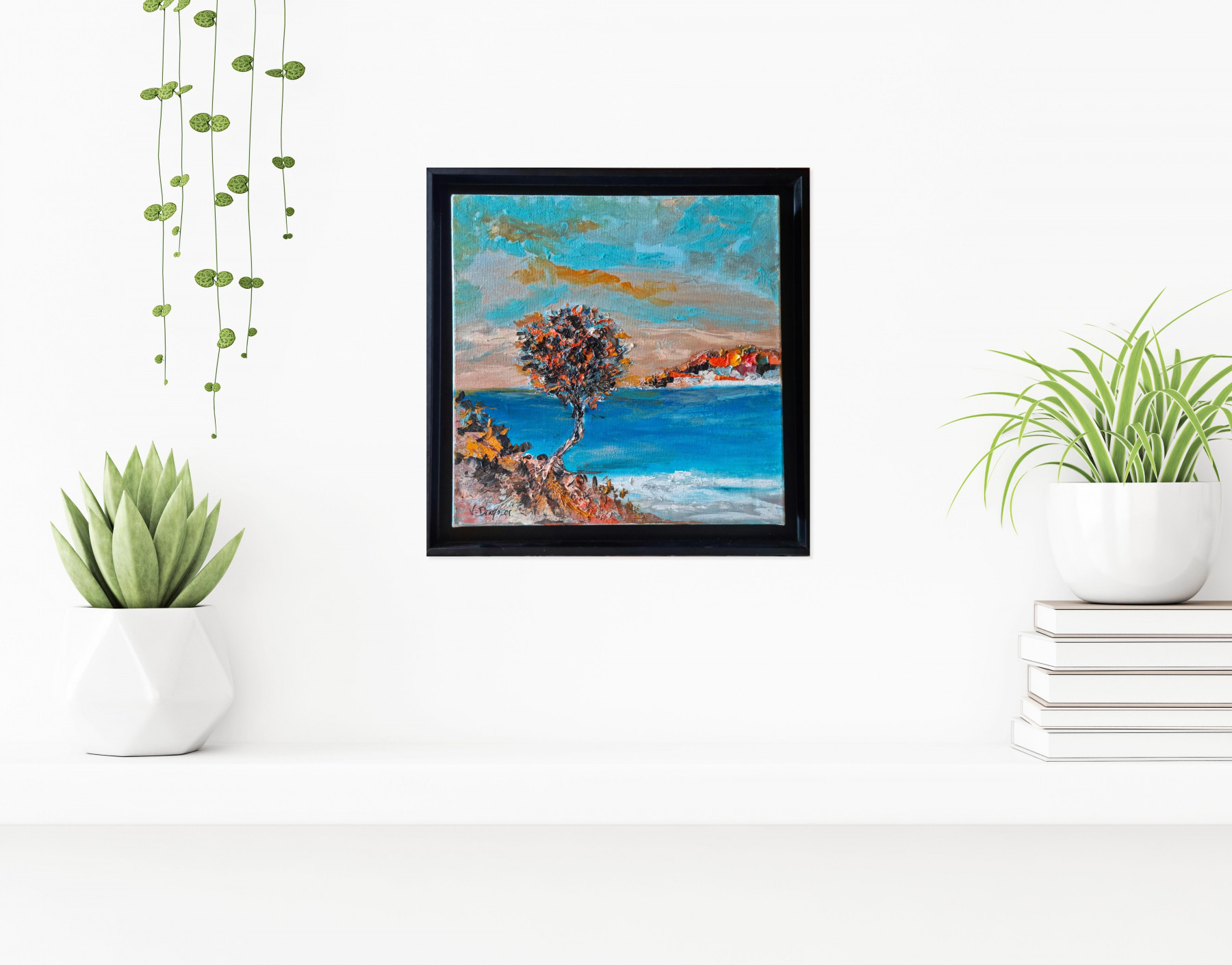Valérie Dragacci, Le solitaire, painting - Artalistic online contemporary art buying and selling gallery