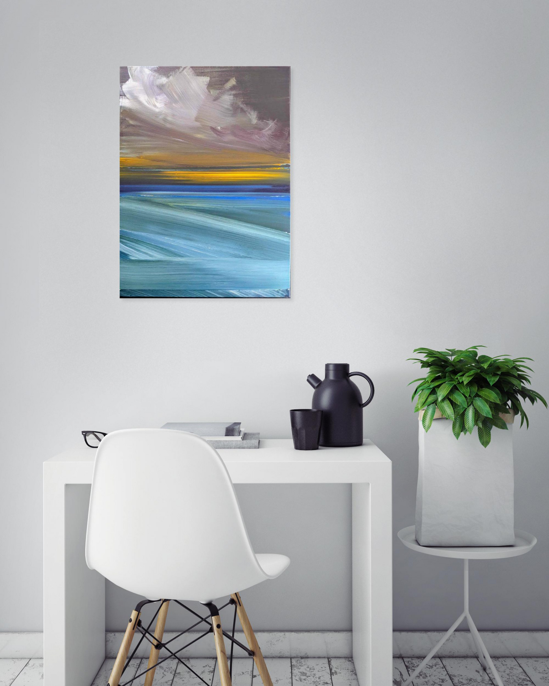 Benoît Guérin, Les forces tumultueuses, painting - Artalistic online contemporary art buying and selling gallery