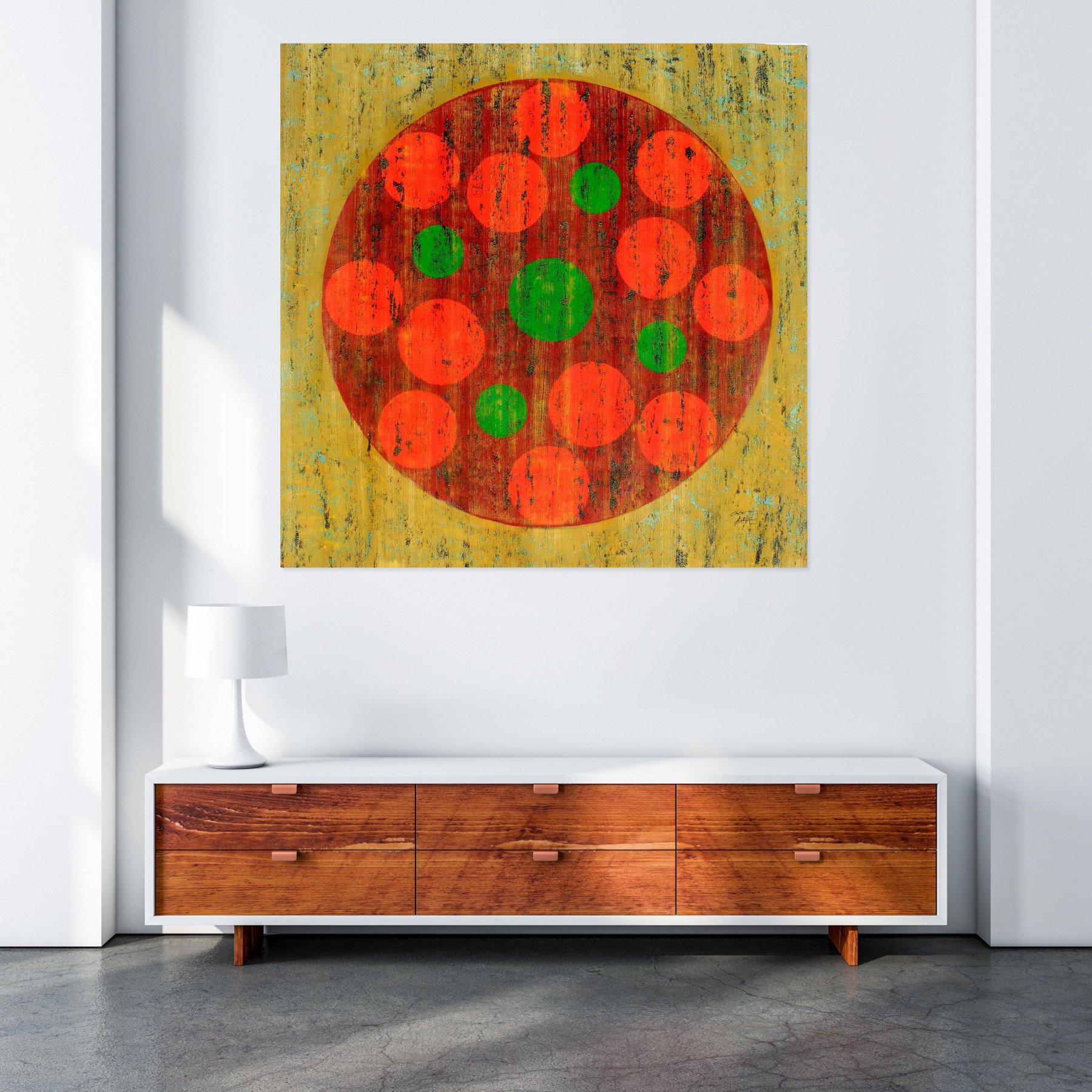 Chetan Katigar, The ring, painting - Artalistic online contemporary art buying and selling gallery