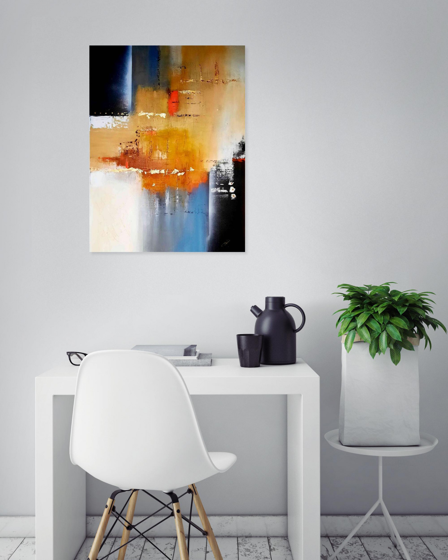 Corinne Marcel, Satisfaction, painting - Artalistic online contemporary art buying and selling gallery