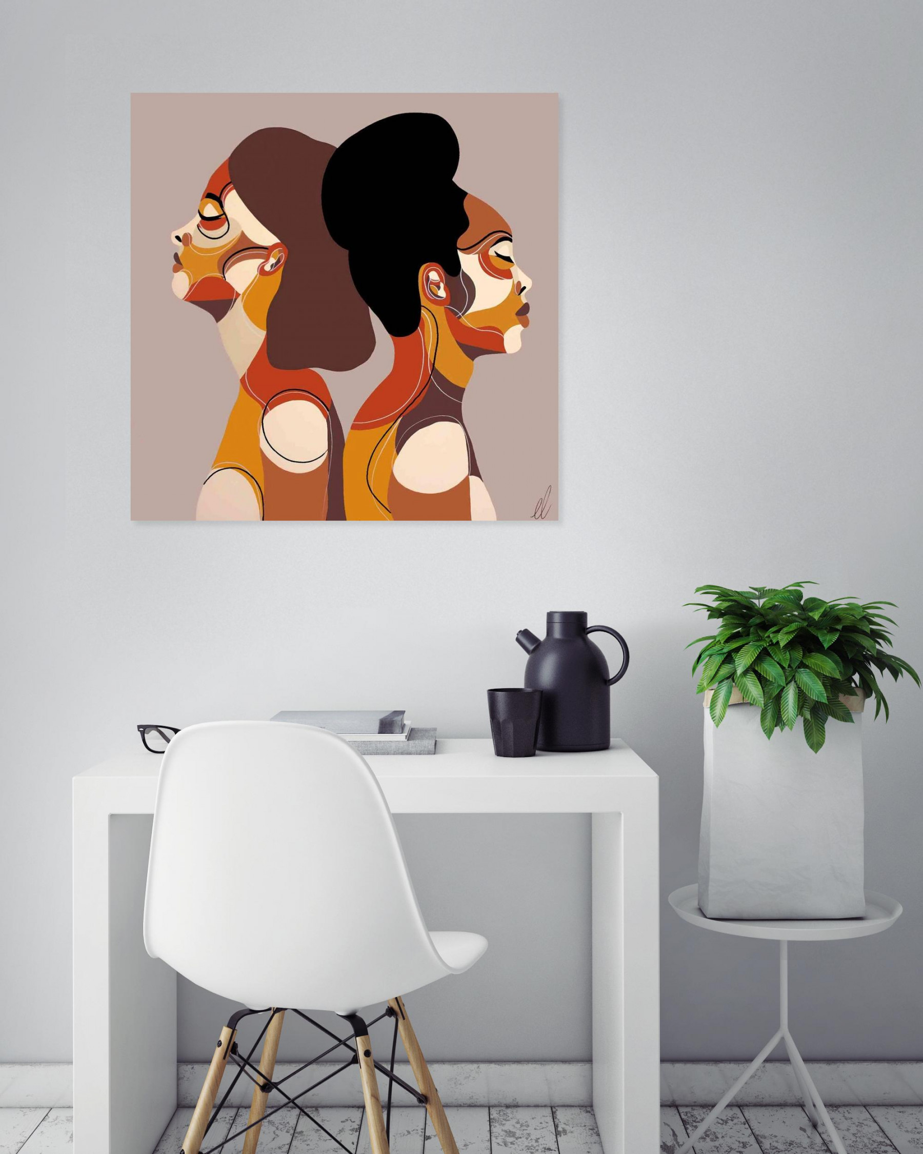 Eva Lamaignere, Accroche-toi si t'es pas dans les codes, painting - Artalistic online contemporary art buying and selling gallery