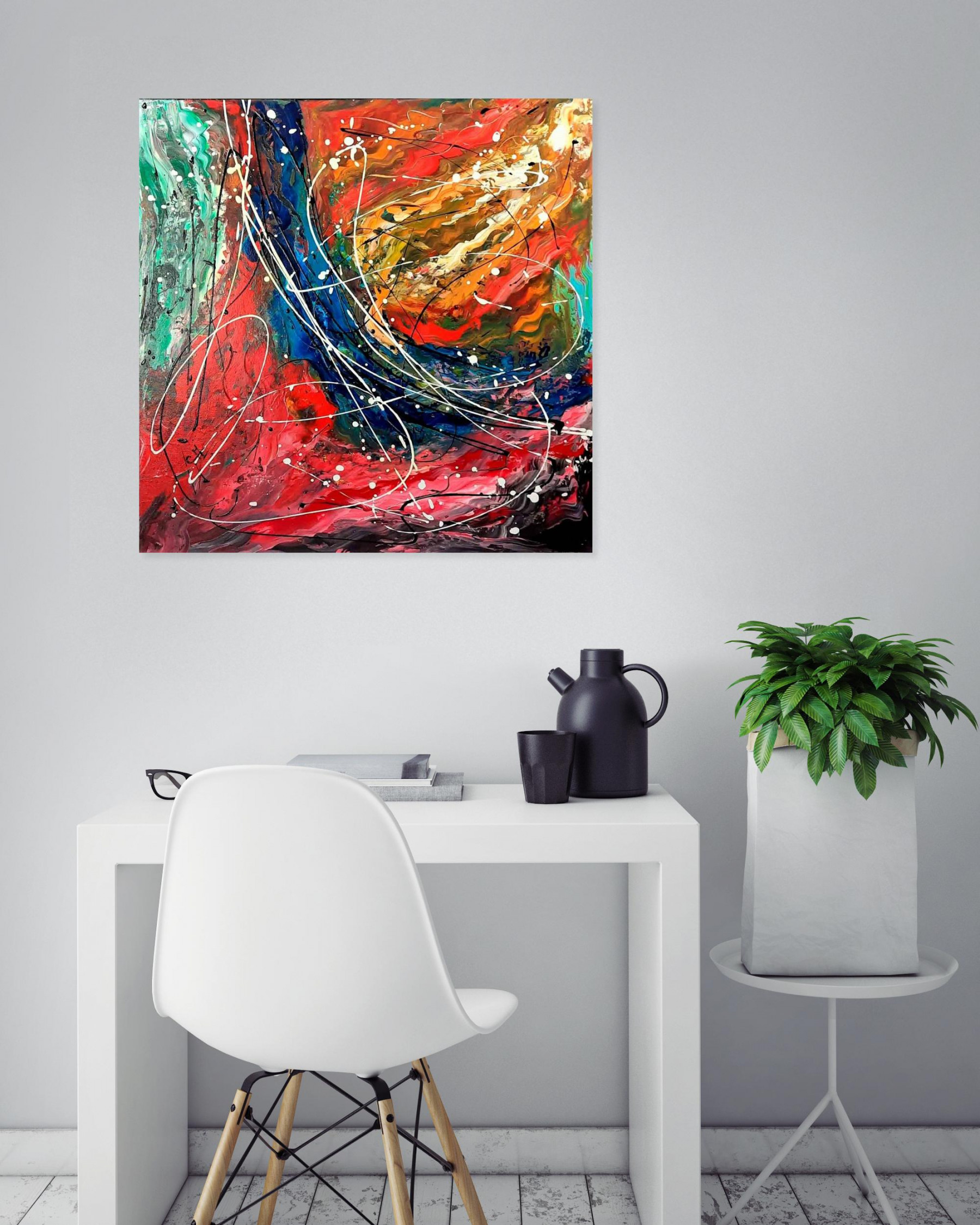 Corinne Marcel, Effervescence, painting - Artalistic online contemporary art buying and selling gallery
