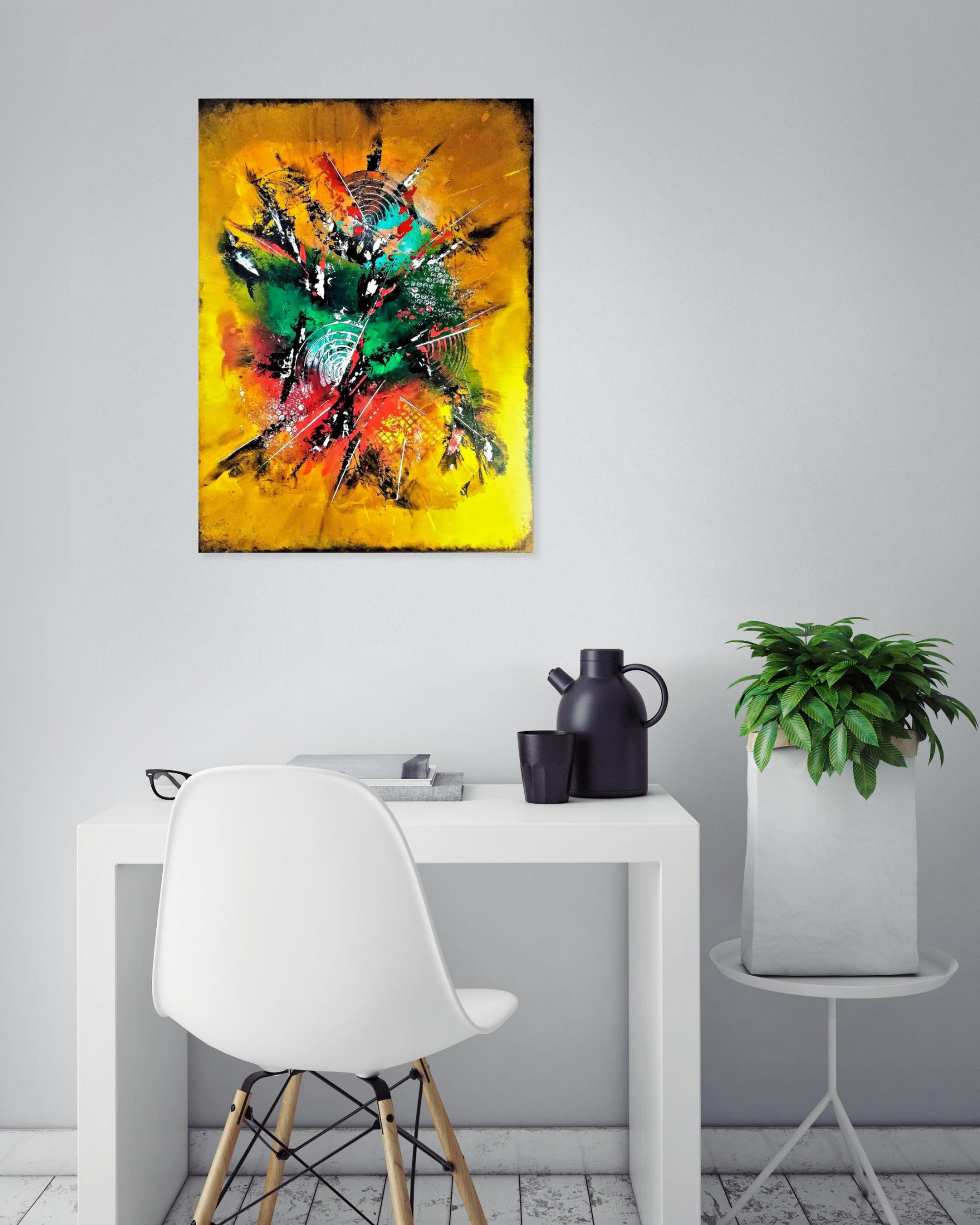 Corinne Marcel, Lanna Thaï, painting - Artalistic online contemporary art buying and selling gallery