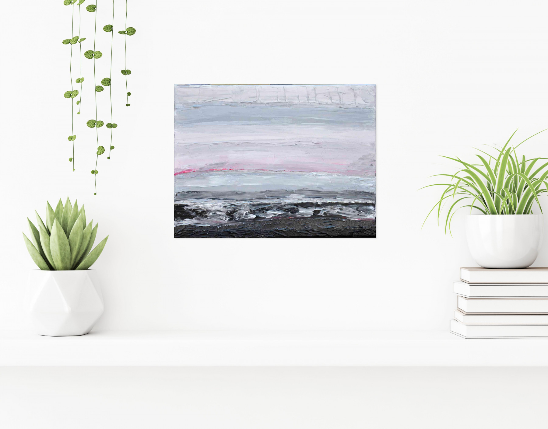 Bridg', Pink, painting - Artalistic online contemporary art buying and selling gallery