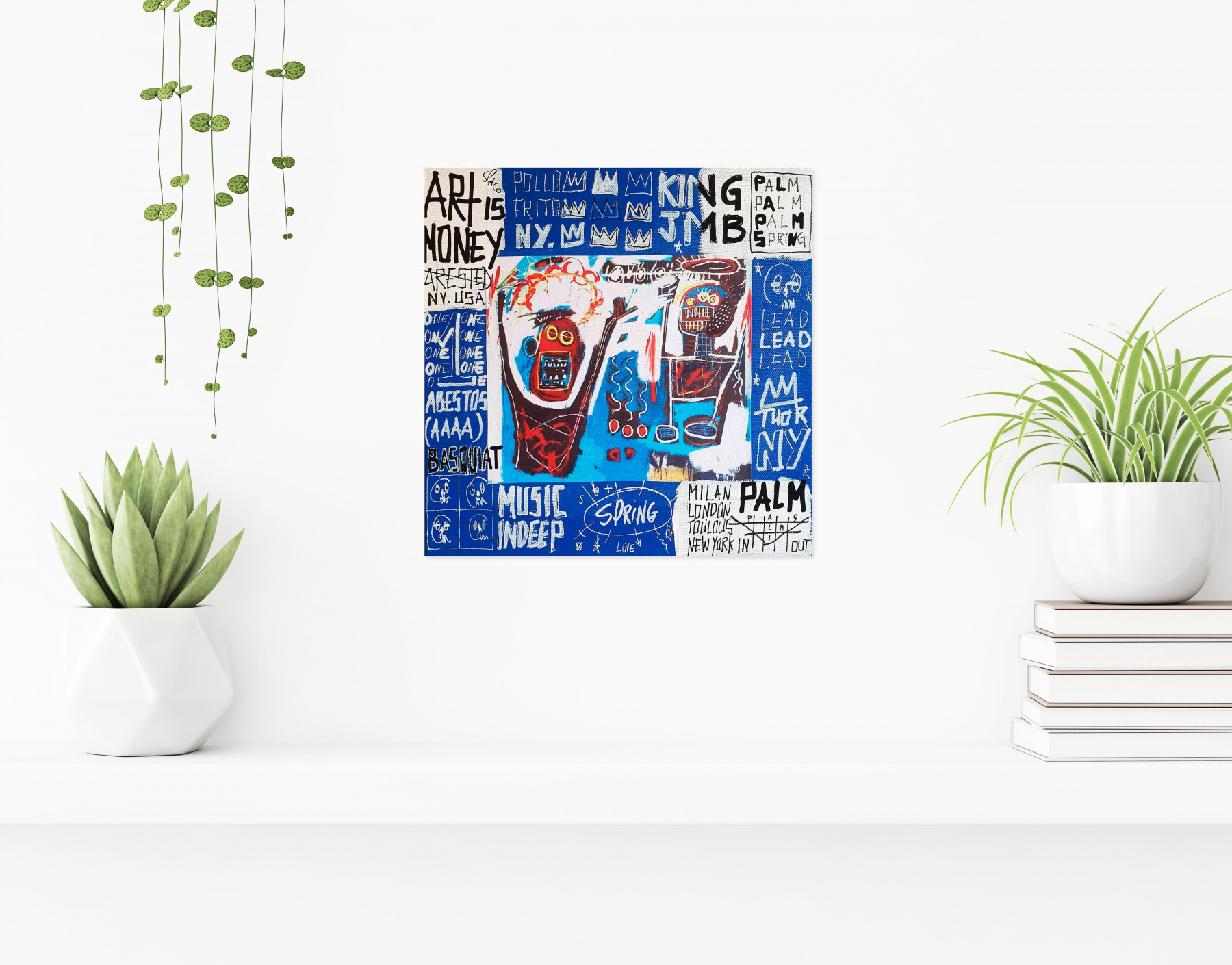 Spaco, Palm Spring Basquiat, painting - Artalistic online contemporary art buying and selling gallery