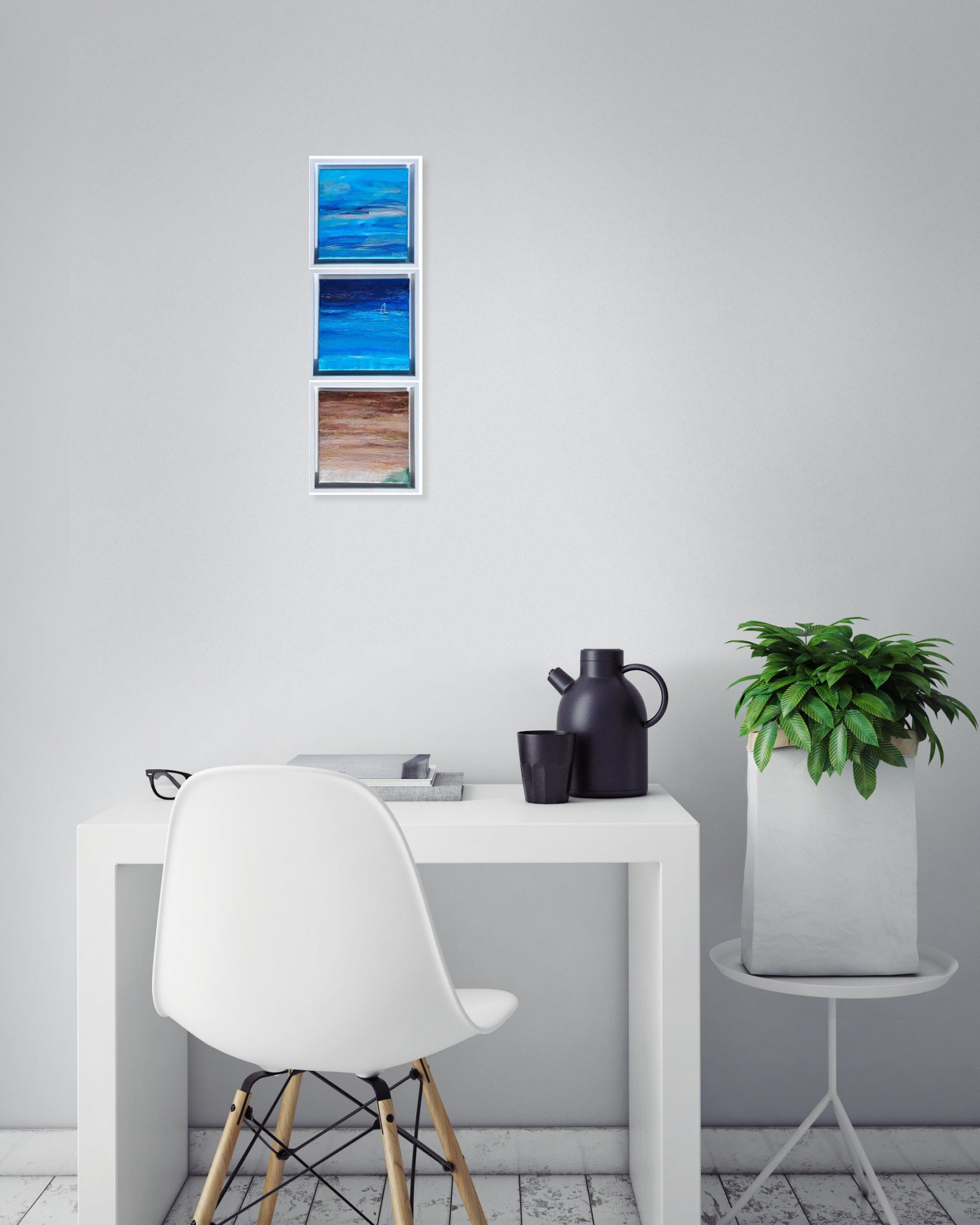 Bridg', Ocean view, painting - Artalistic online contemporary art buying and selling gallery