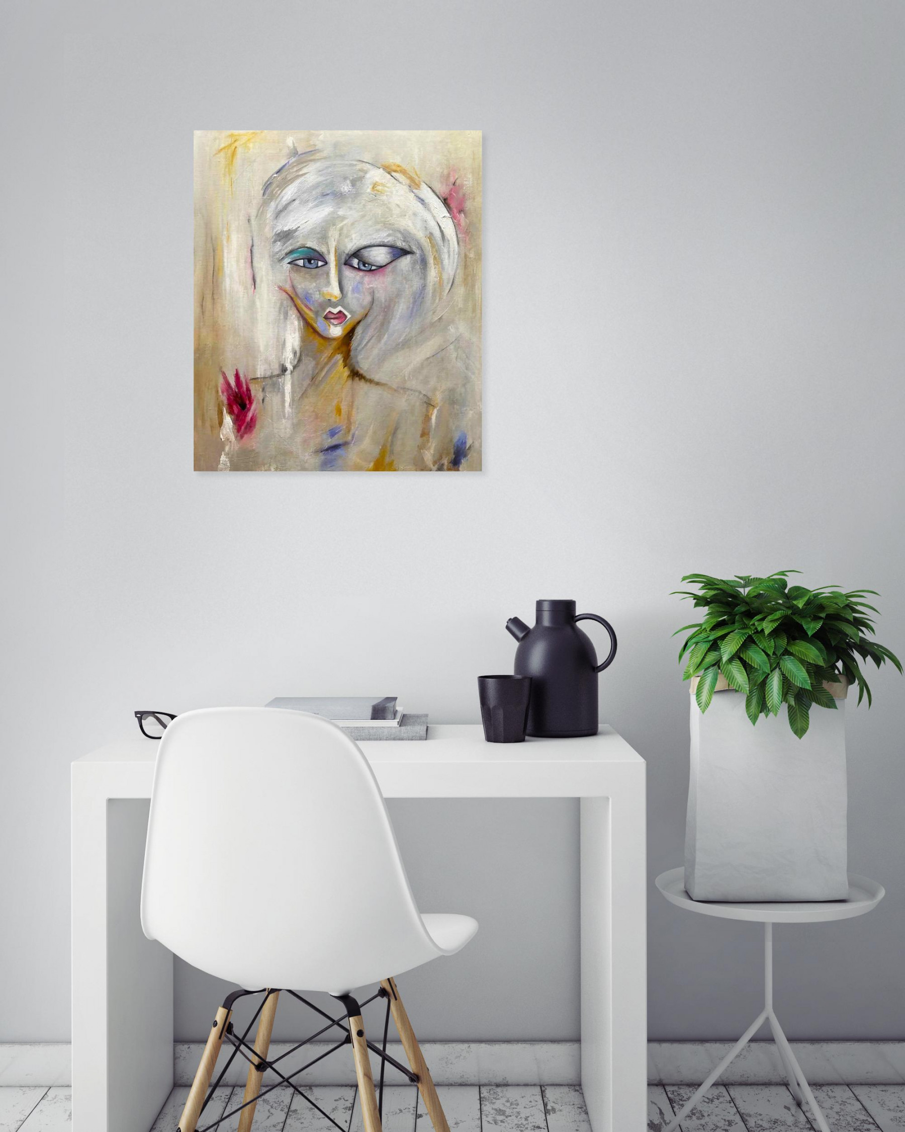 Mona Barrage, Elara, painting - Artalistic online contemporary art buying and selling gallery