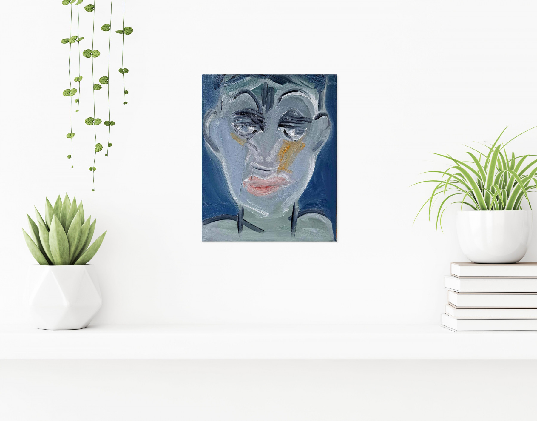 Pauline Katherine, L'inconnu, painting - Artalistic online contemporary art buying and selling gallery