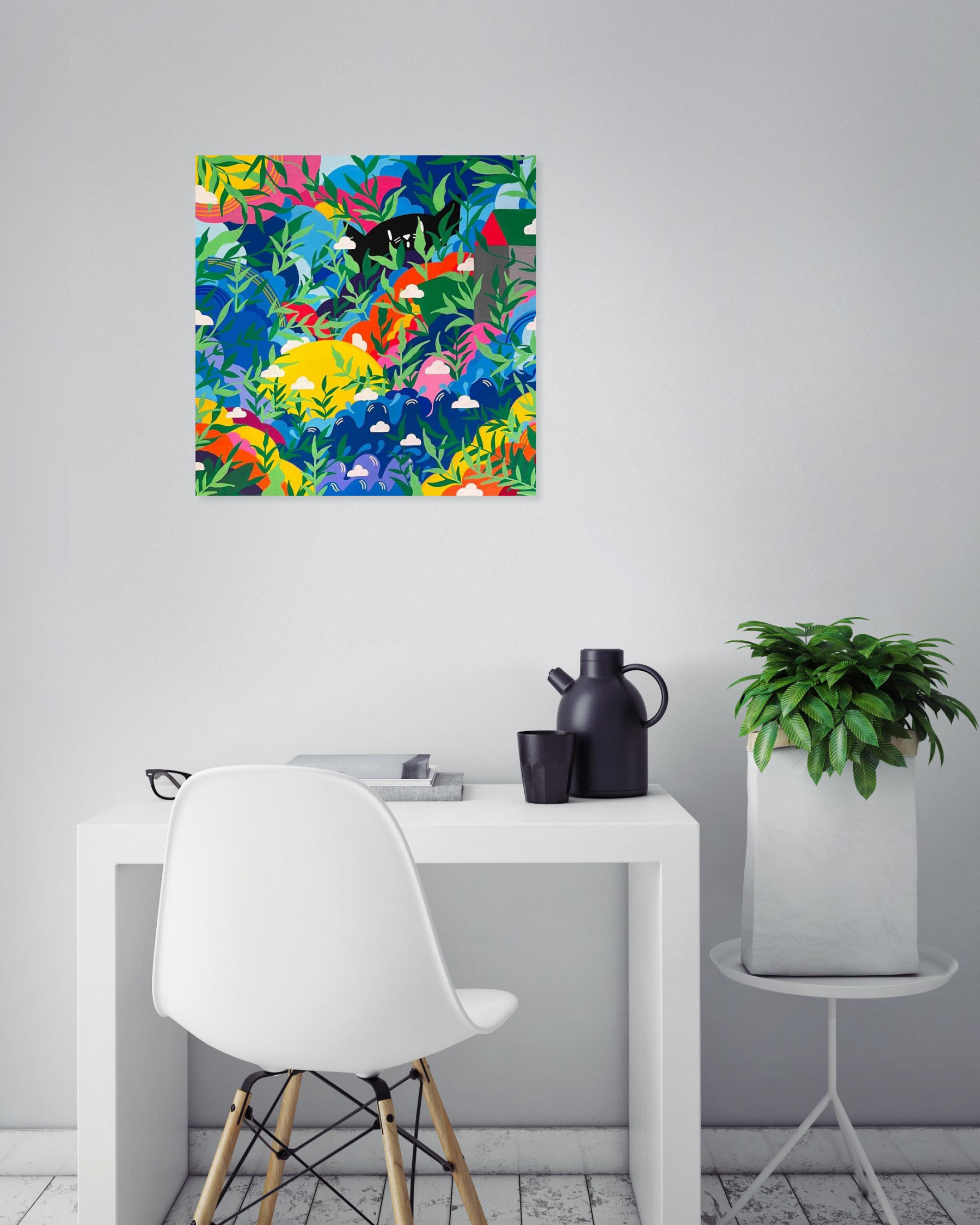 Vincent M, Horizon, painting - Artalistic online contemporary art buying and selling gallery