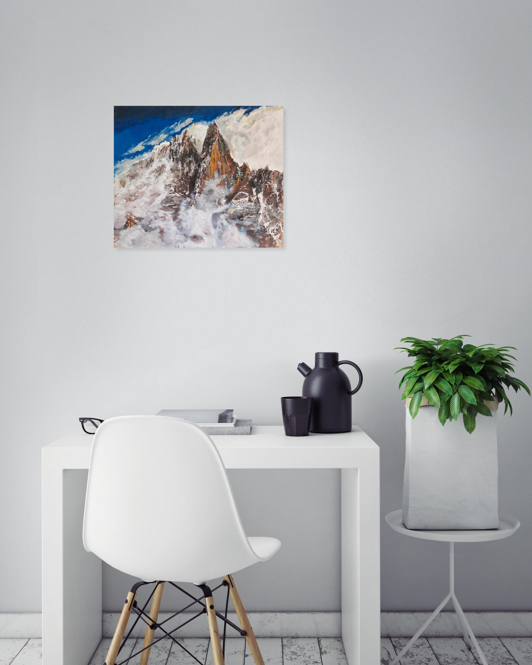 Patrick Pradier, les Drus, painting - Artalistic online contemporary art buying and selling gallery