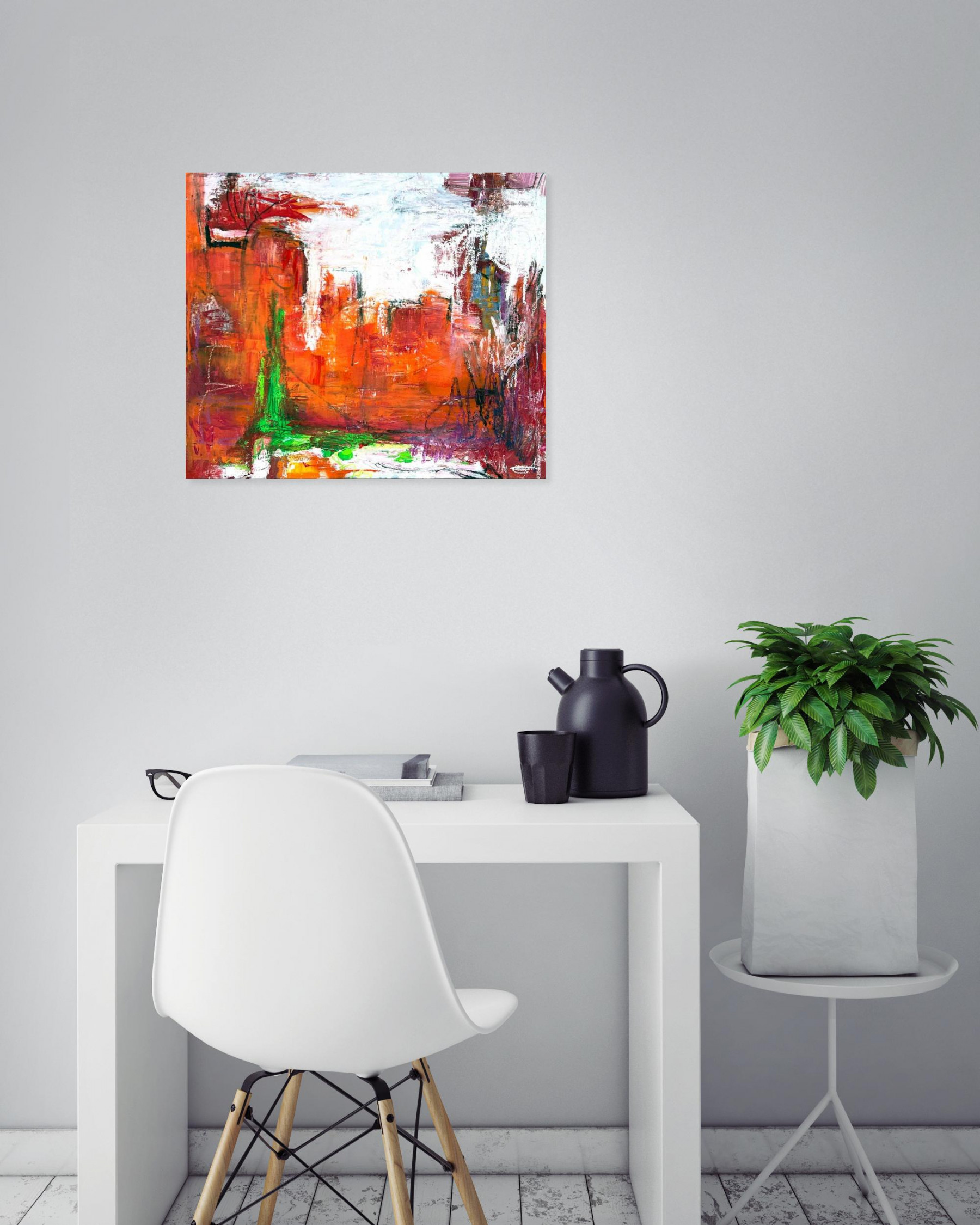 Nicolas Wallyn, Central Park, painting - Artalistic online contemporary art buying and selling gallery