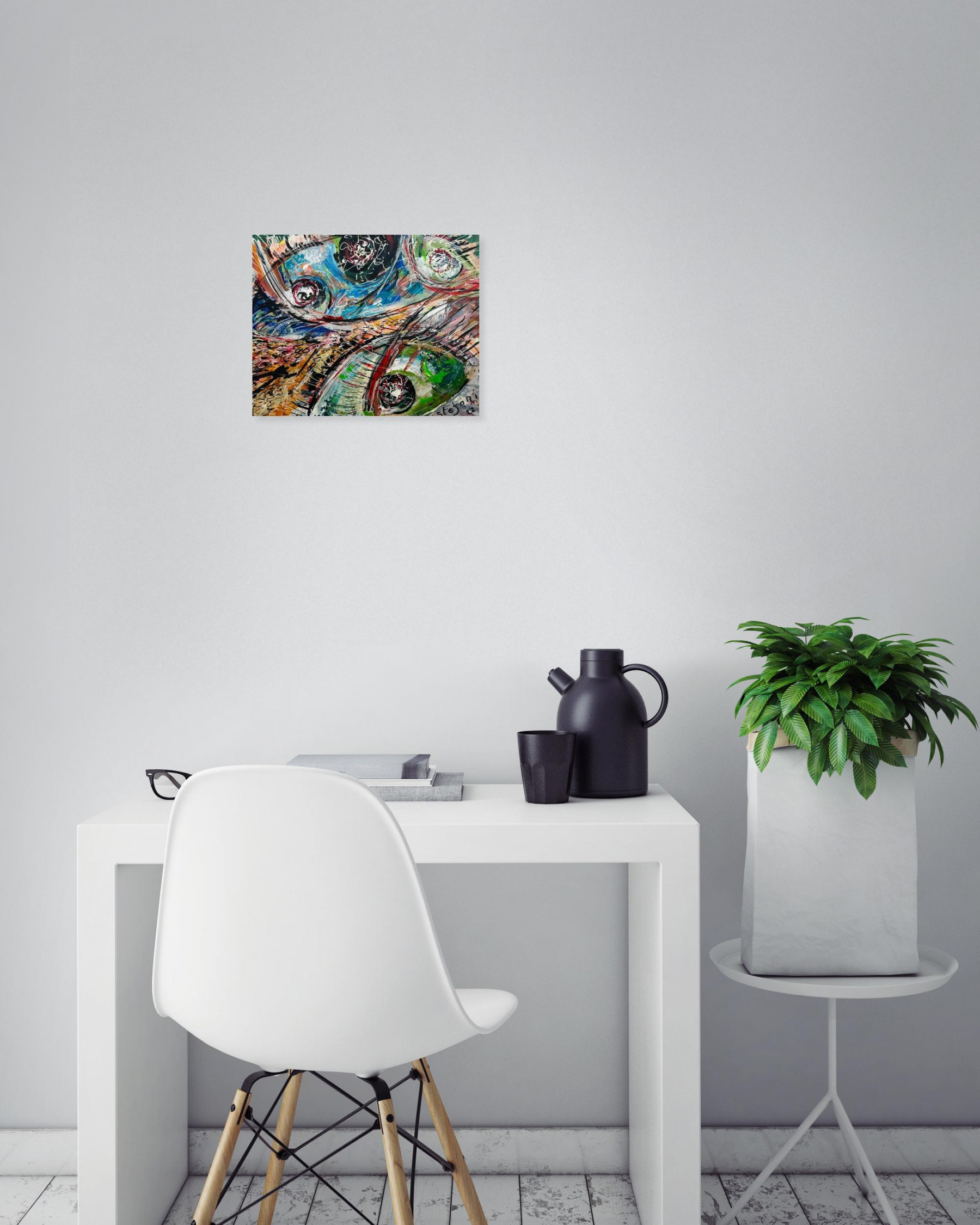 Jean-Louis Stefani, Prunelles , Painting - Artalistic online contemporary art buying and selling gallery