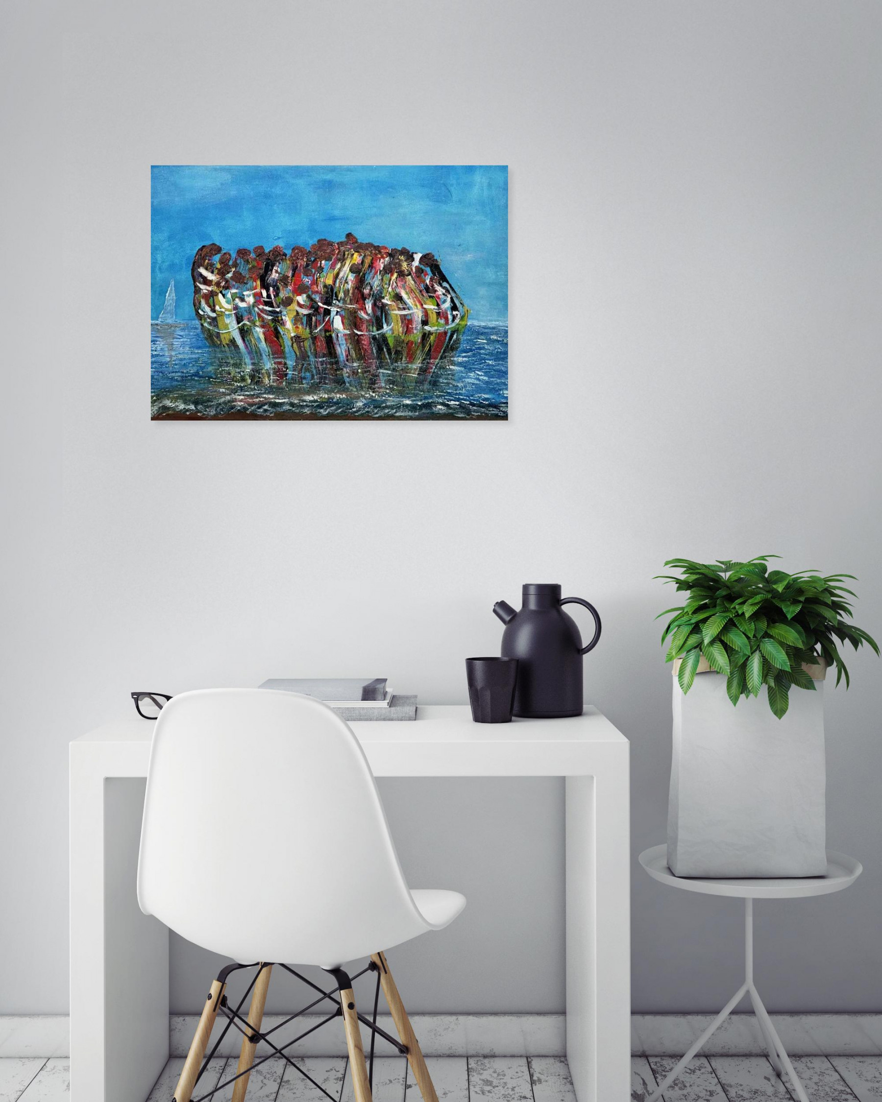 Agata Caliendo Krystkowiak, Unity, Painting - Artalistic online contemporary art buying and selling gallery