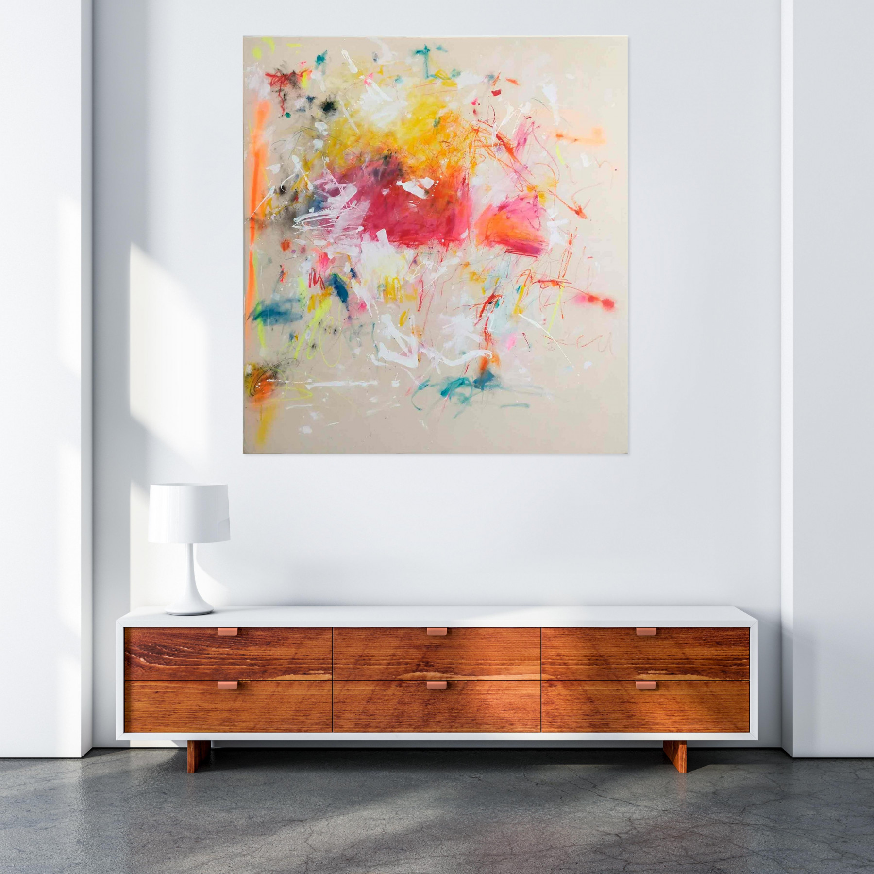 Marie-José Domenjoz, Afterglow, painting - Artalistic online contemporary art buying and selling gallery